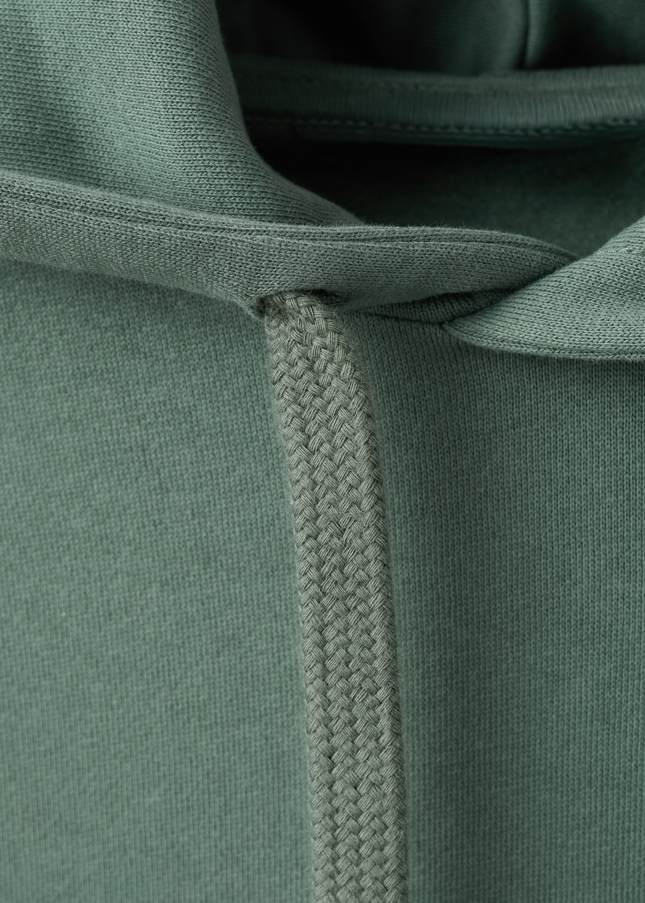 Printed hoodie - Details of the article 8, Green. Ref: 27031516-00.