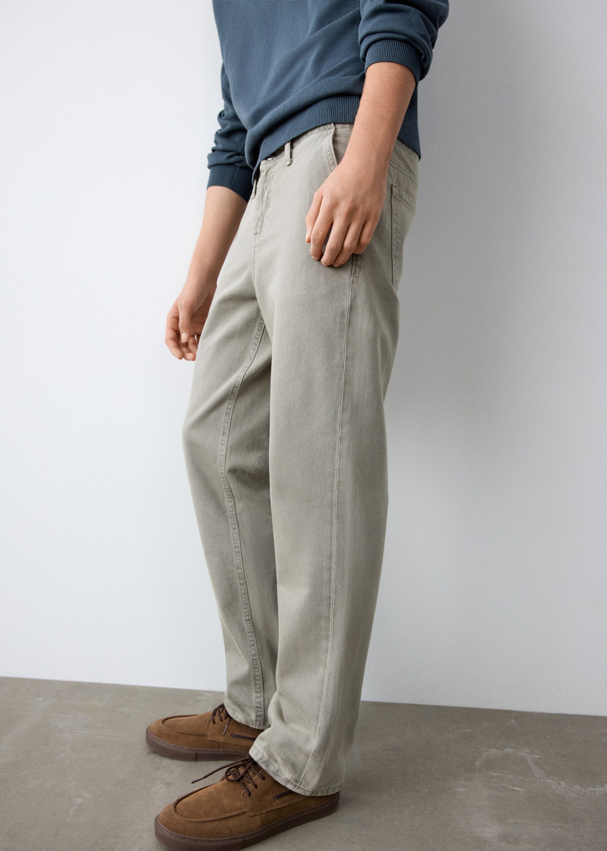 Jeans newreg - Détail de l'article 2, Kaki. Ref: 27031519-00.