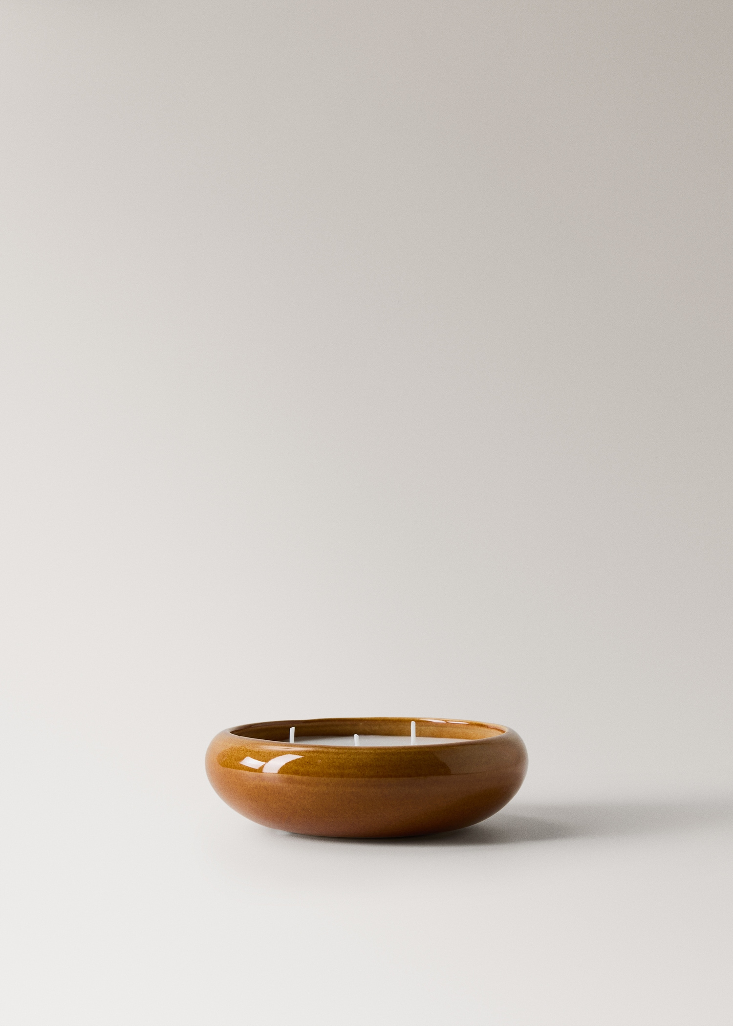 Espelma ceràmica acabat brillant petita - Article sense model