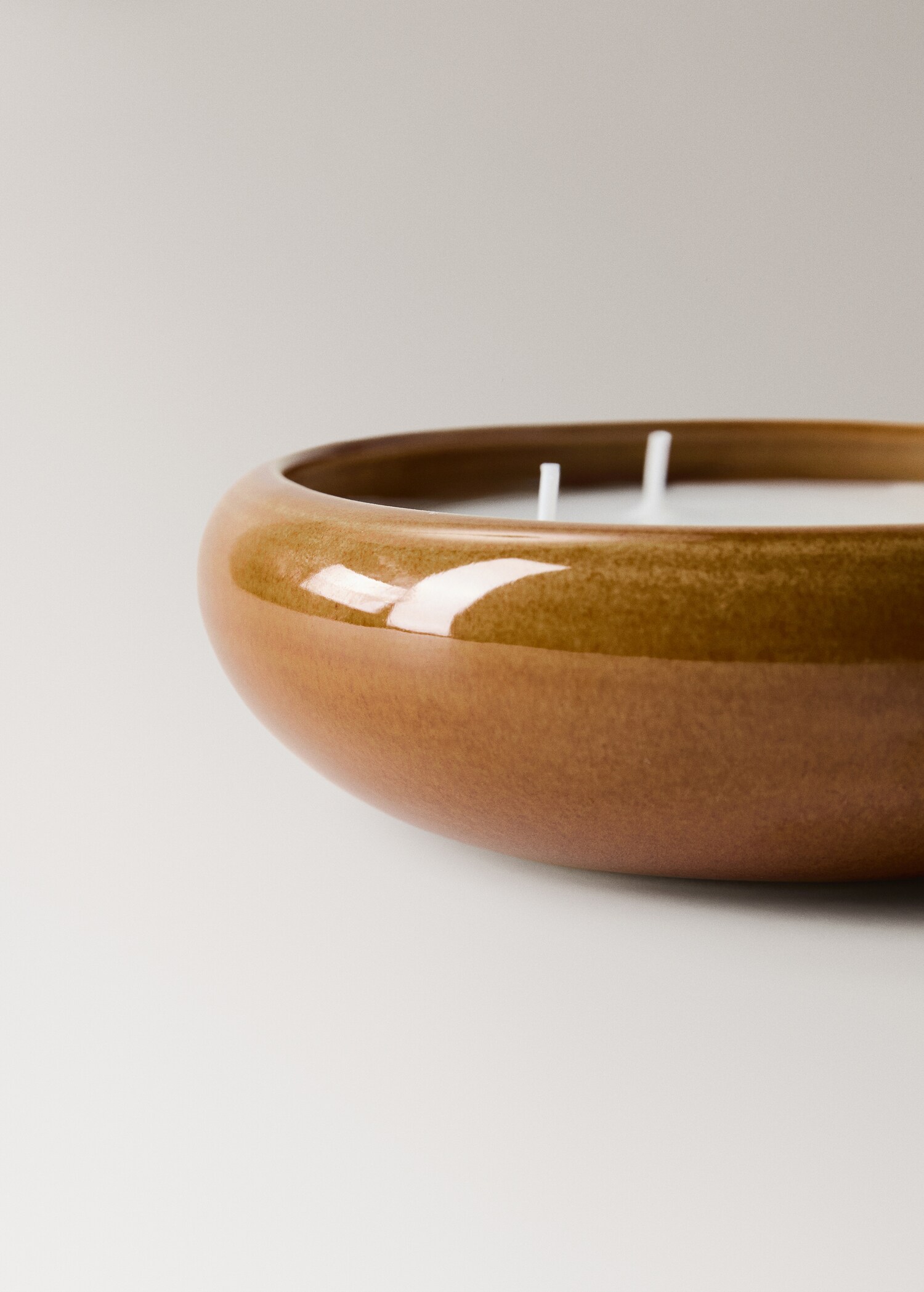 Espelma ceràmica acabat brillant petita - Detall de l'article 2