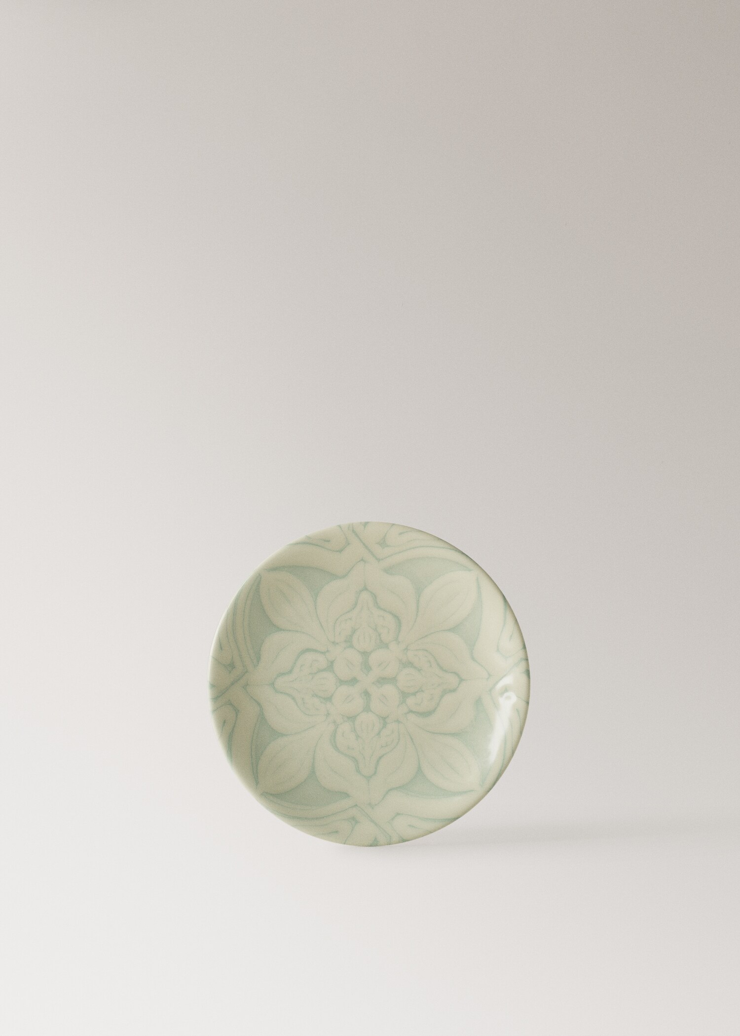 Assiette pain grès fleur - Article sans modèle