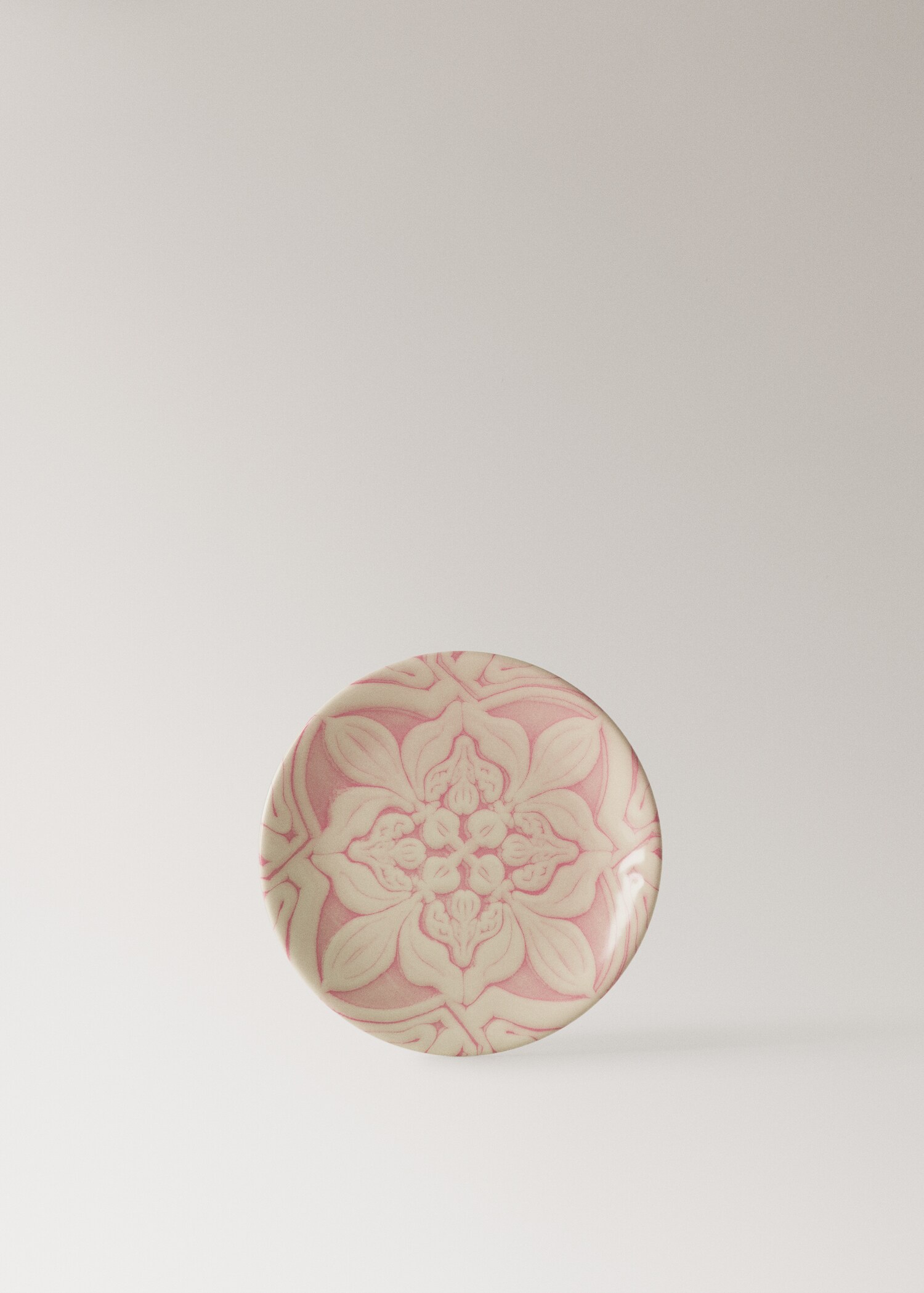 Assiette pain grès fleur - Article sans modèle