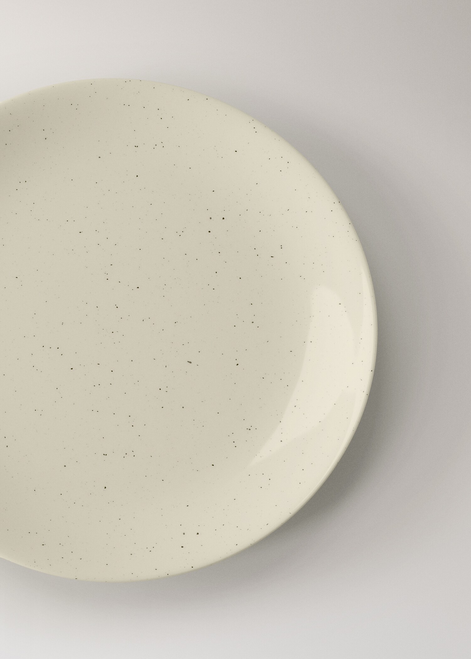 Stoneware dinner plate with spots - Details of the article 2