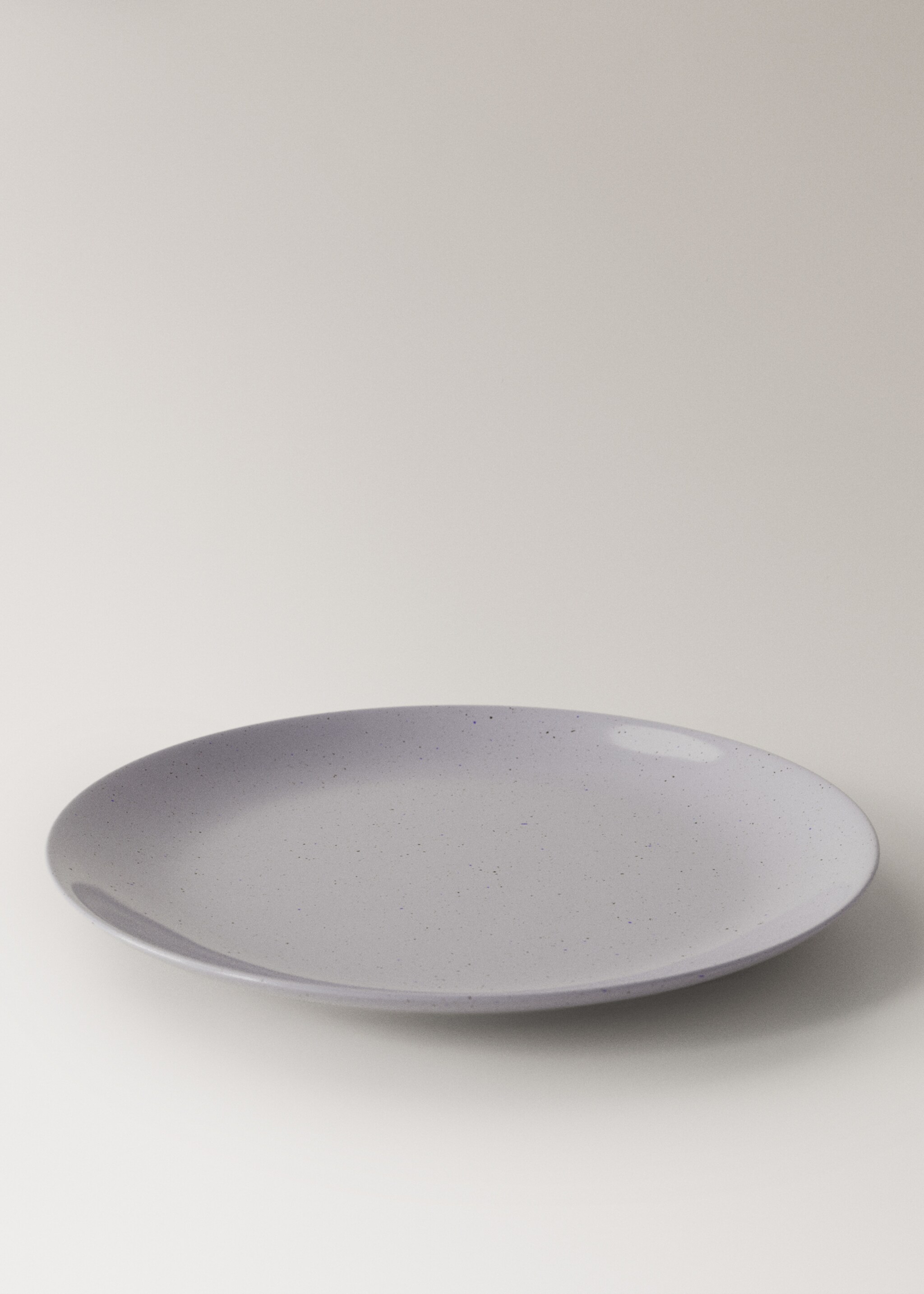 Talíř z kameniny s puntíky - Detail zboží 1, Modrá. Ref: 27031526-00.