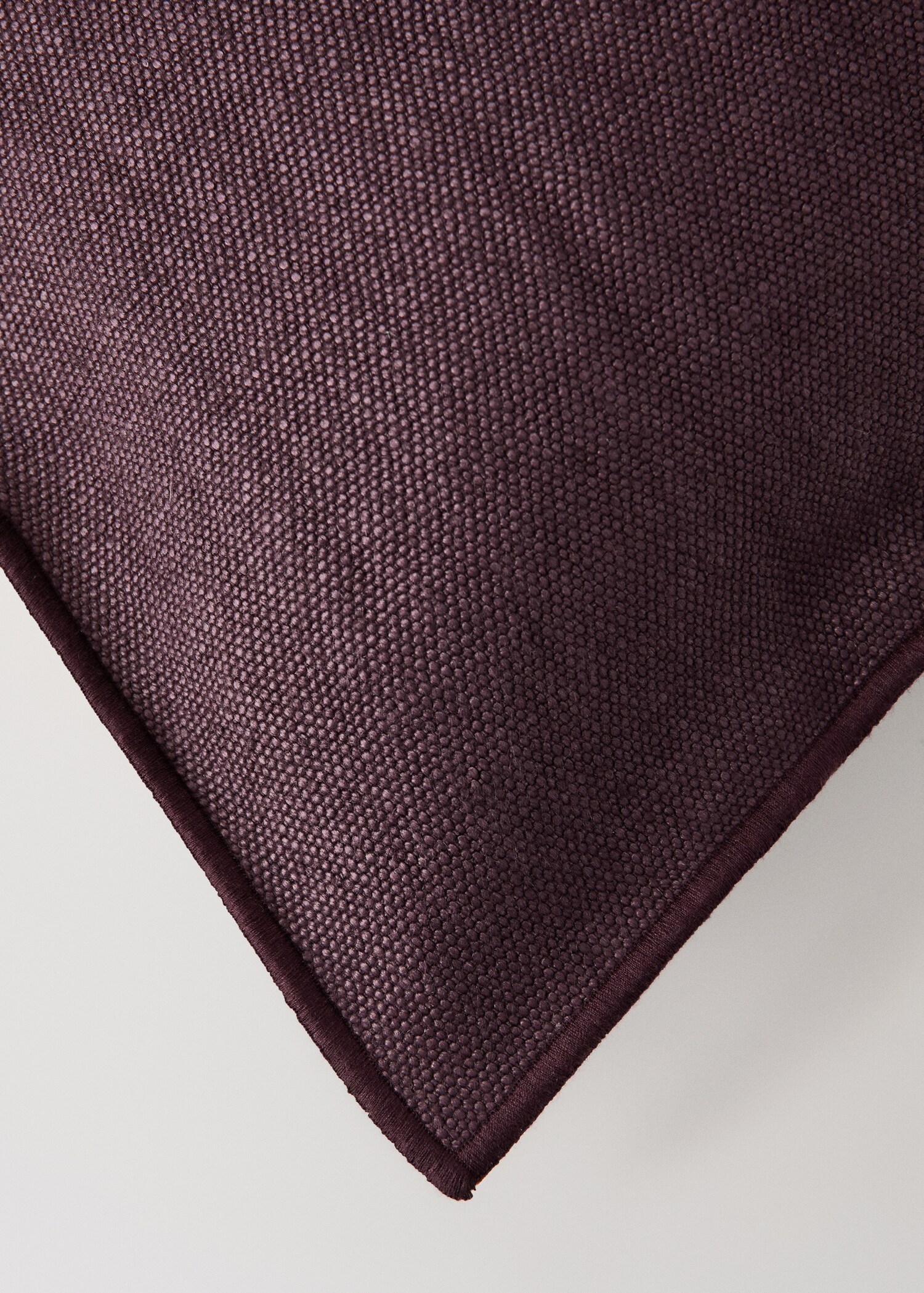 100% heavy linen cushion cover with overlock 40x60 cm - Details of the article 1