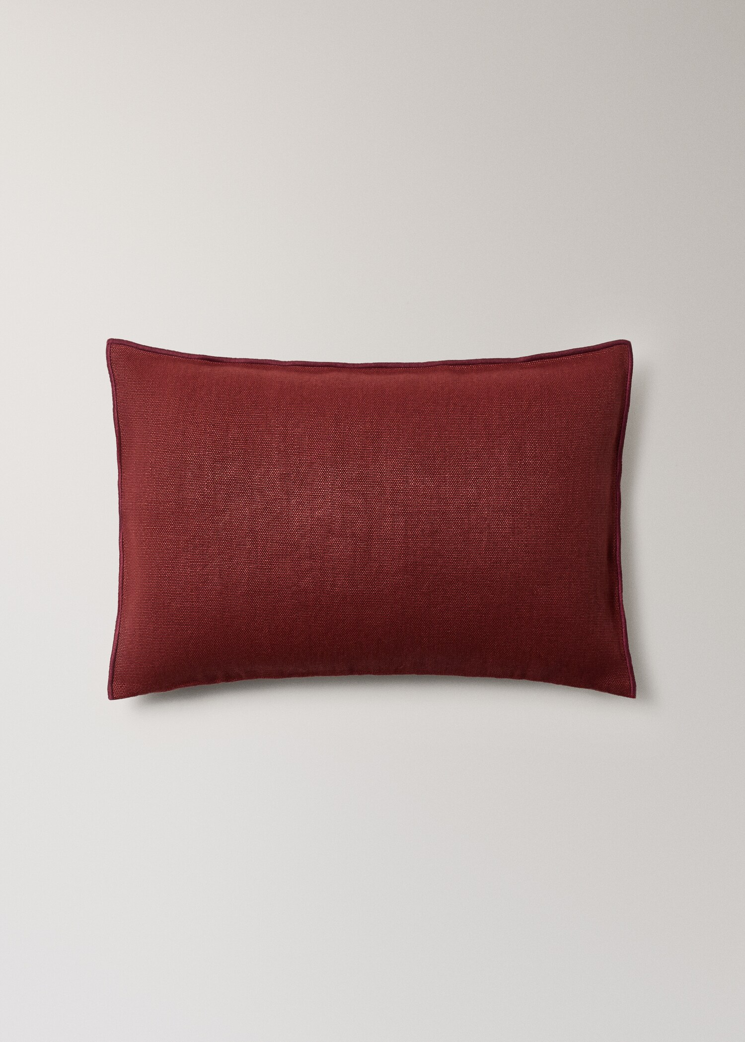 100% heavy linen cushion cover with overlock 40x60 cm - Article without model