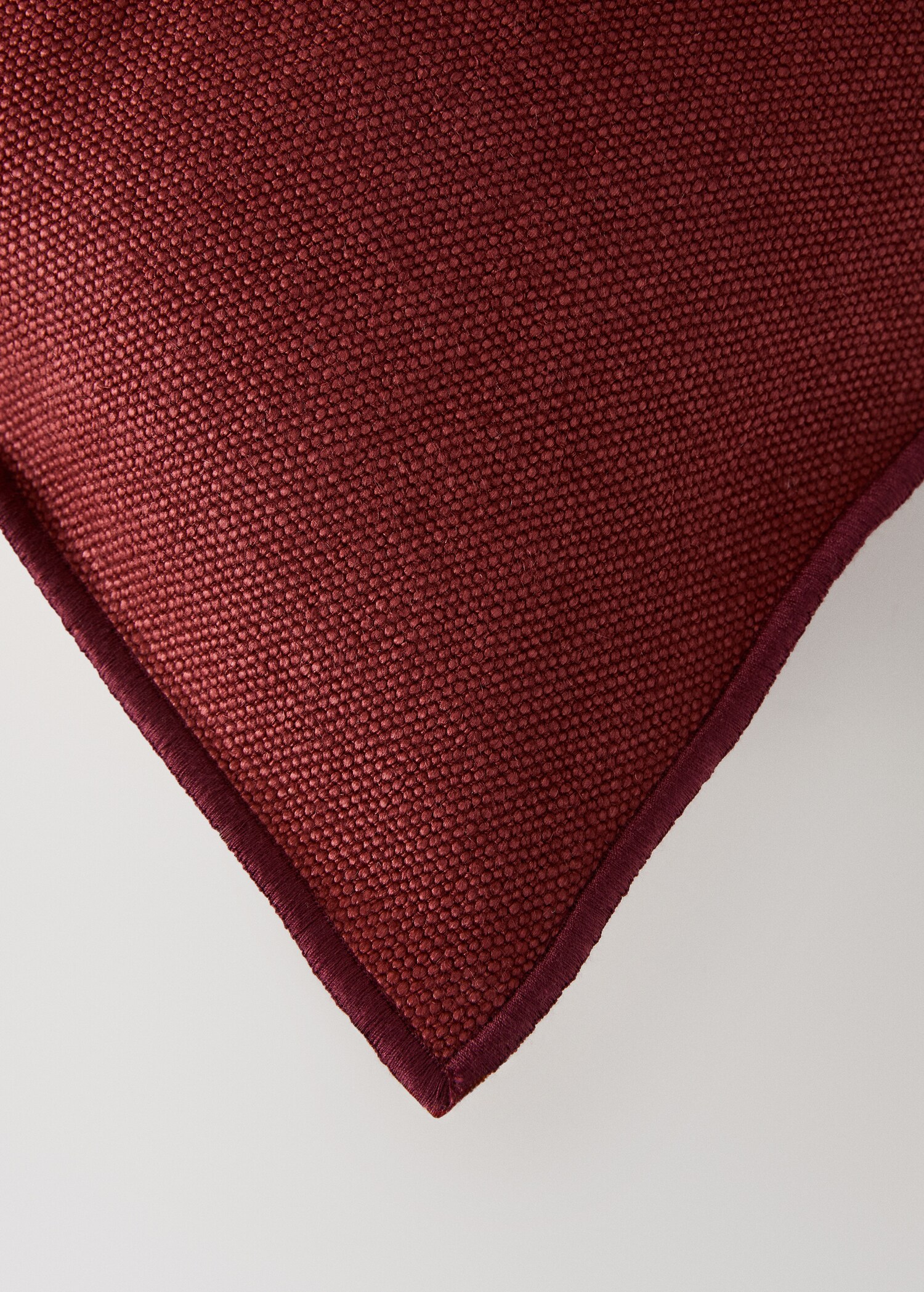 100% heavy linen cushion cover with overlock 40x60 cm - Details of the article 1