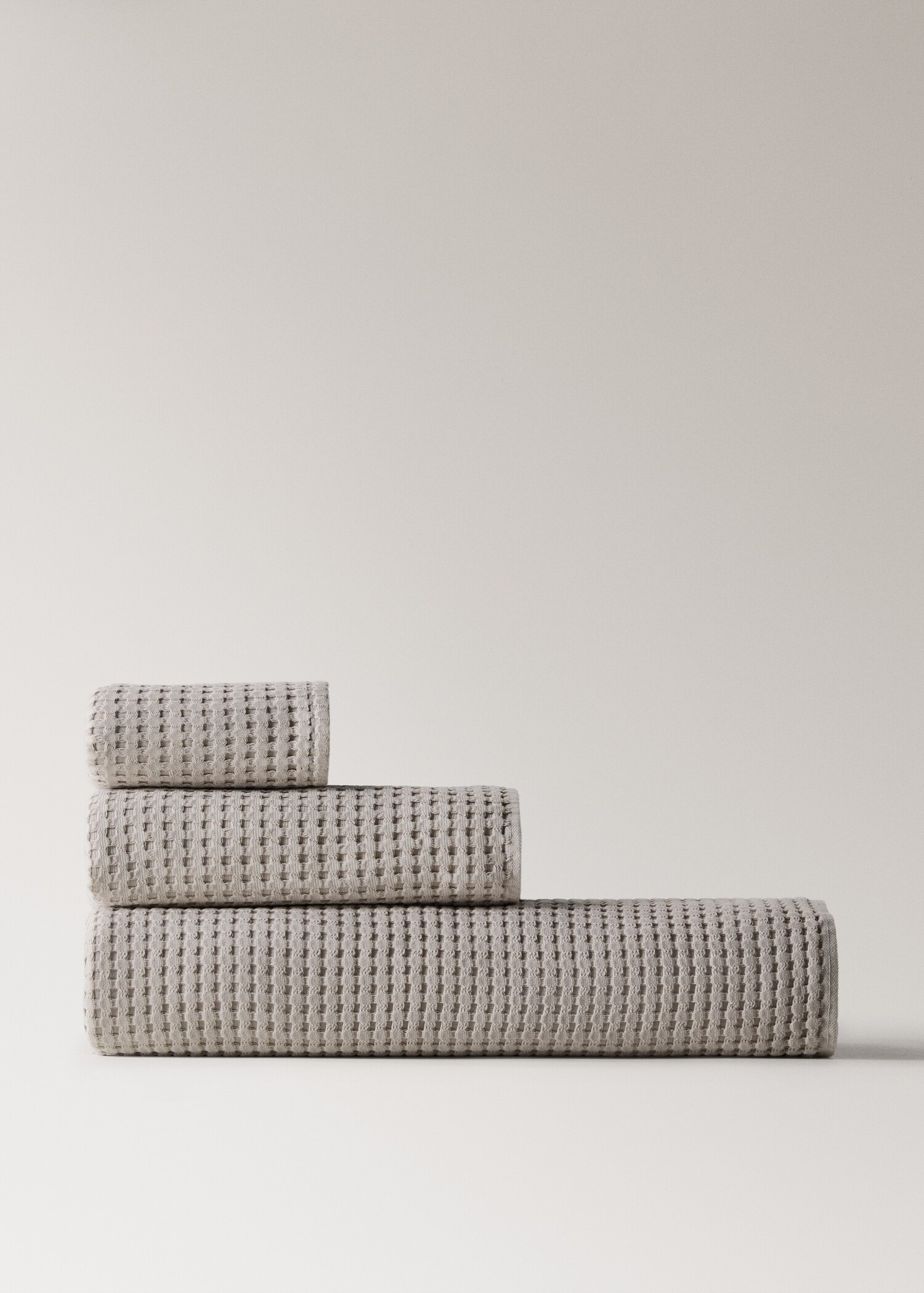 Cotton waffle washbasin towel - Article without model