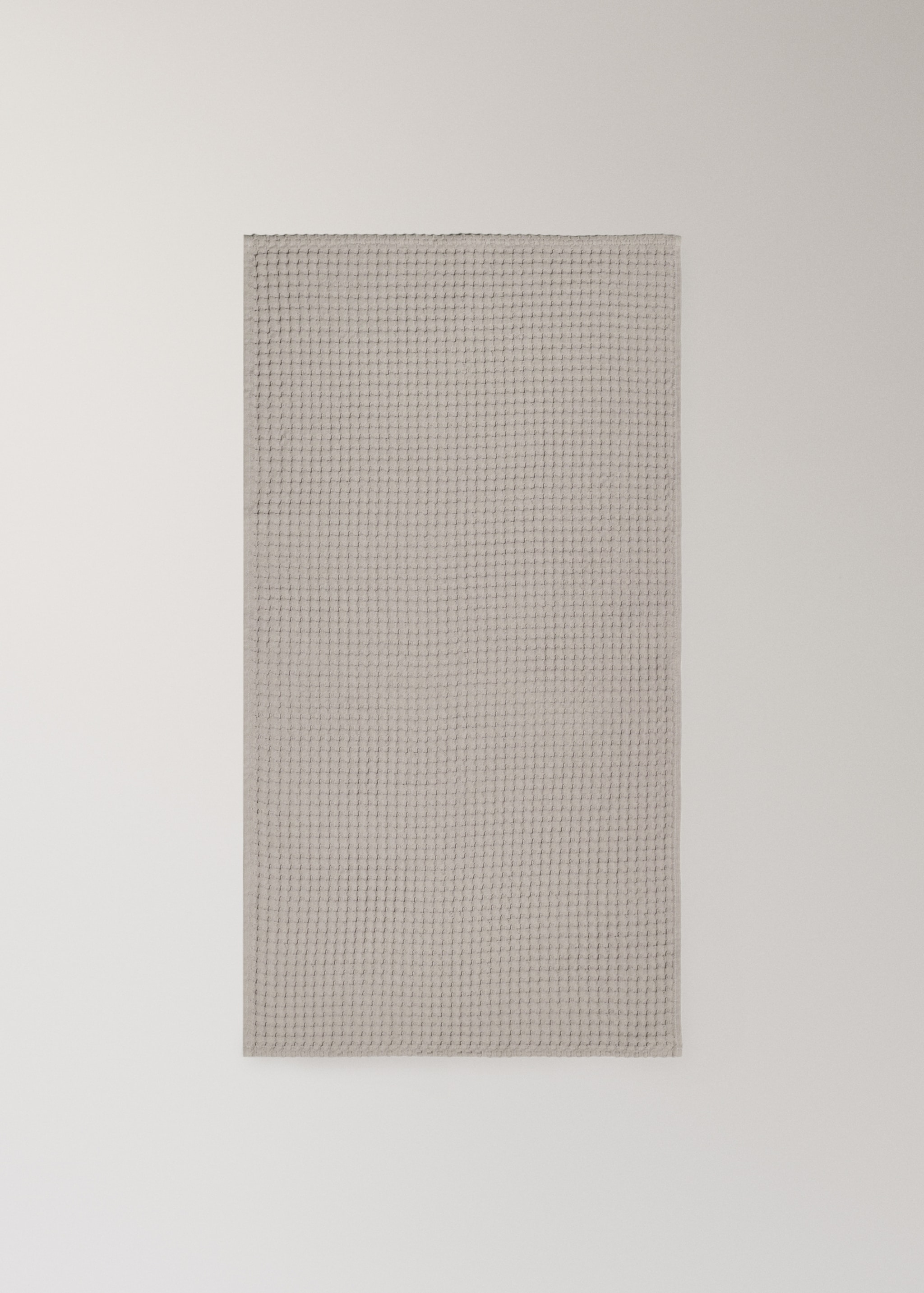 Πετσέτα χεριών βαμβακερή waffle - Λεπτομέρεια του προϊόντος 3, Γκρι Ανοιχτό/Παστελ. Ref: 27031530-00.