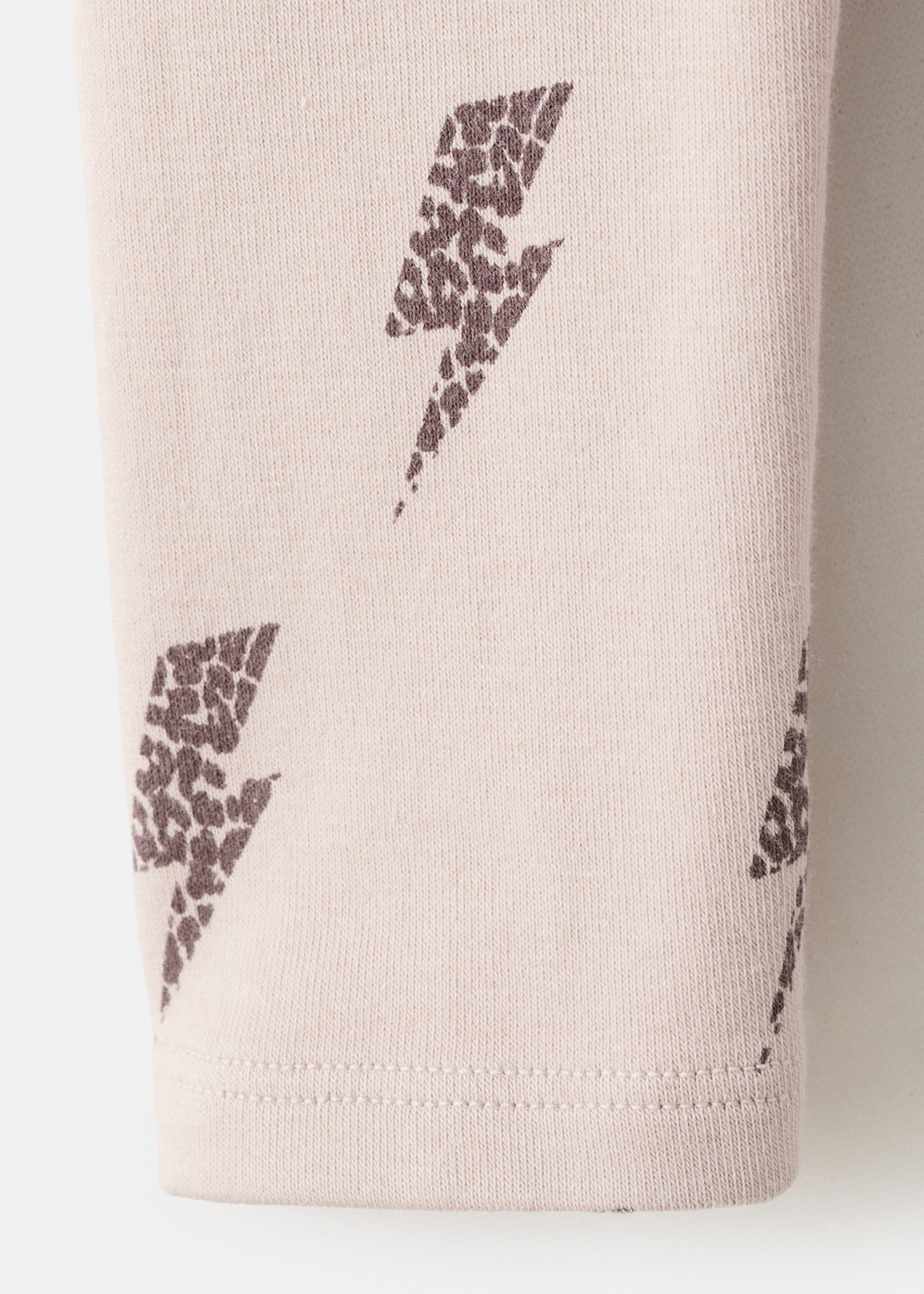 Langärmliges Print-T-Shirt - Detail des Artikels 0, Rosa. Ref: 27031536-00.