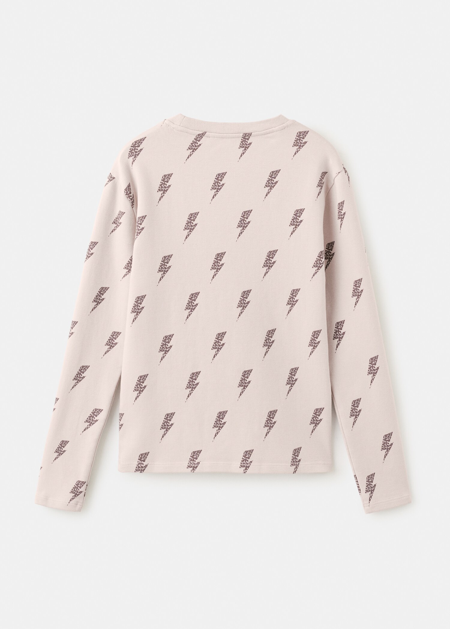 Langärmliges Print-T-Shirt - Rückseite des Artikels