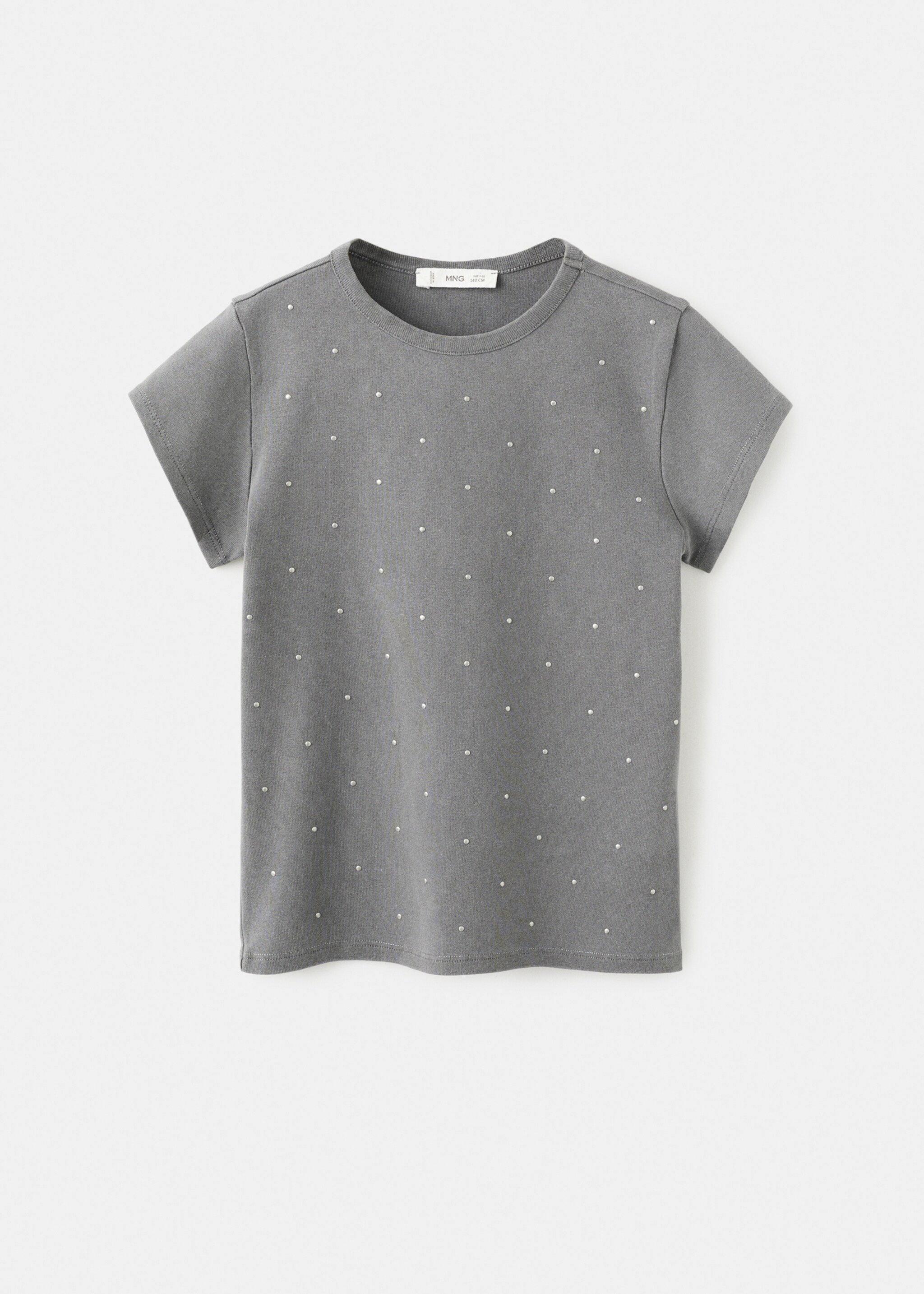 T-shirt stud - Article without model, Charcoal. Ref: 27031537-00.