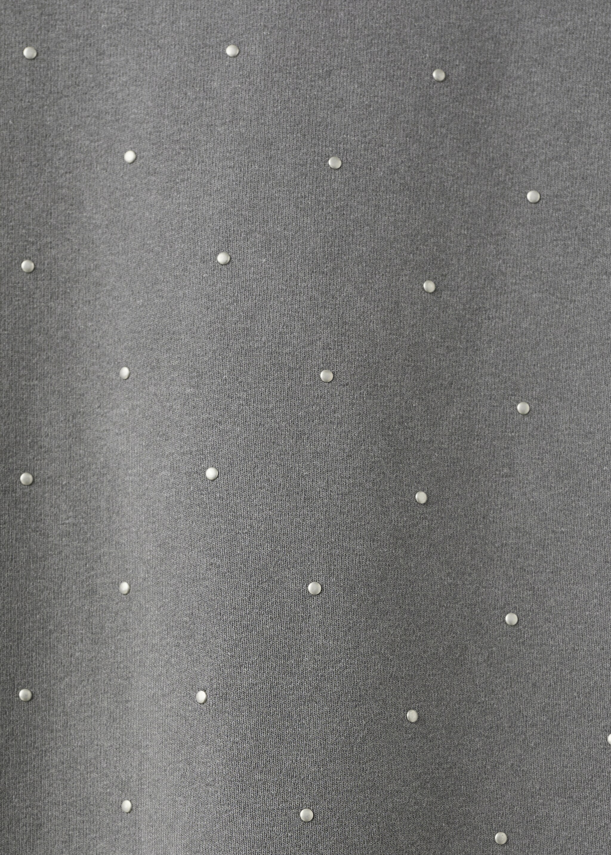 T-shirt stud - Details of the article 0, Charcoal. Ref: 27031537-00.