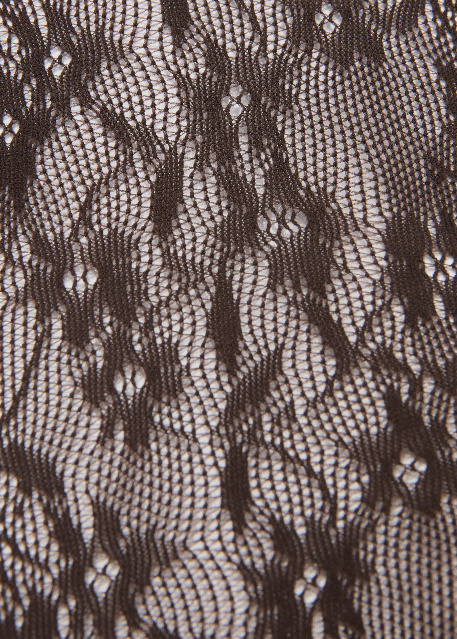 Collants en dentelle à motif fleuri - Plan moyen