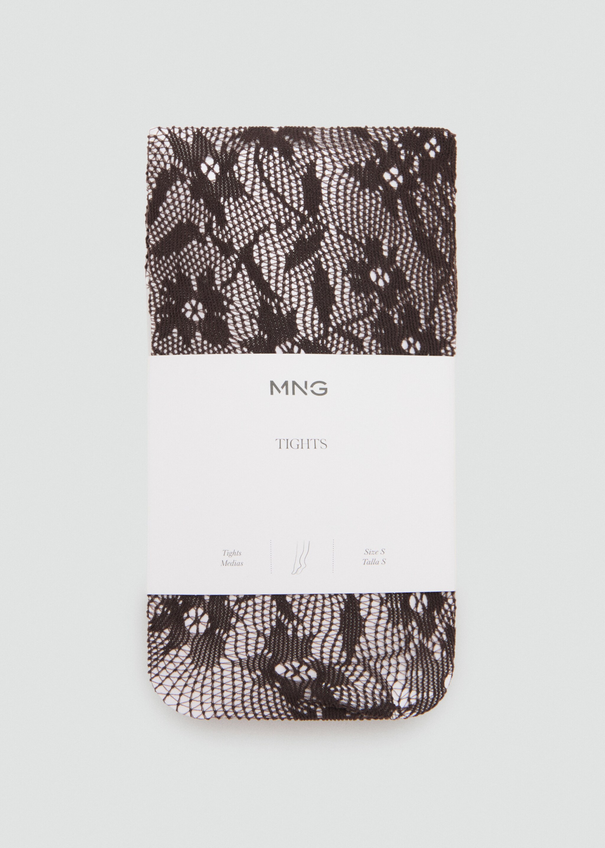 جوارب دانتيل زهرية - منتج دون نموذج, شوكولاتة. Ref: 27032006-00.