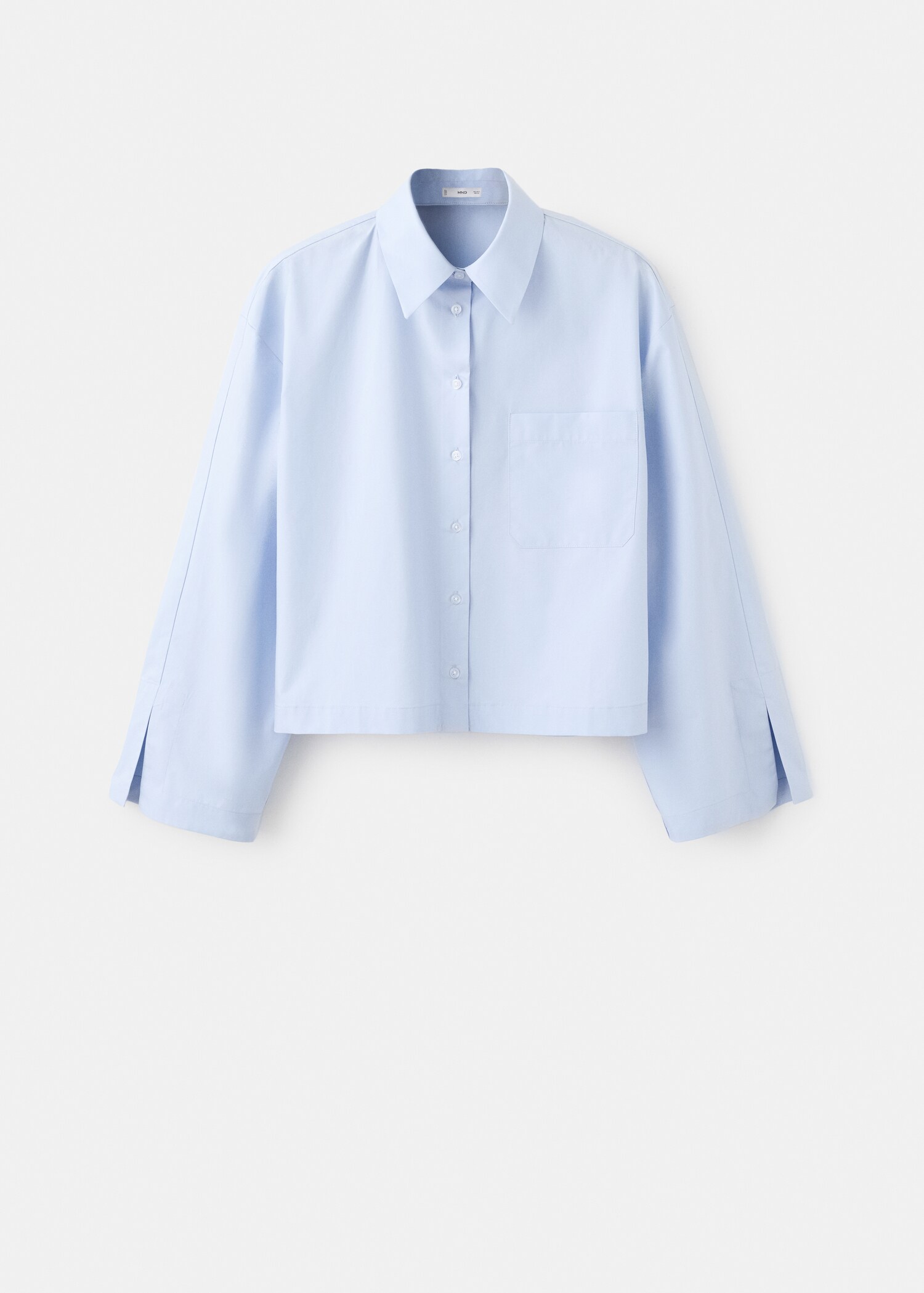 قميص قصير بجيب - منتج دون نموذج