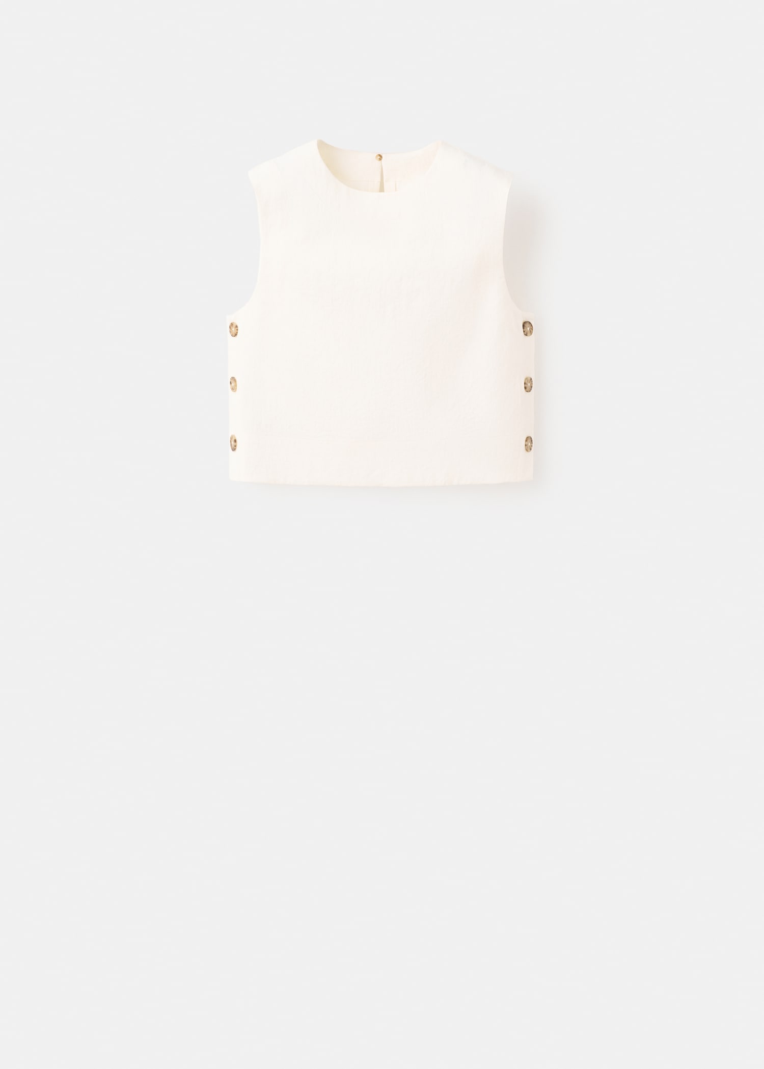 Buttoned crop top - Article without model