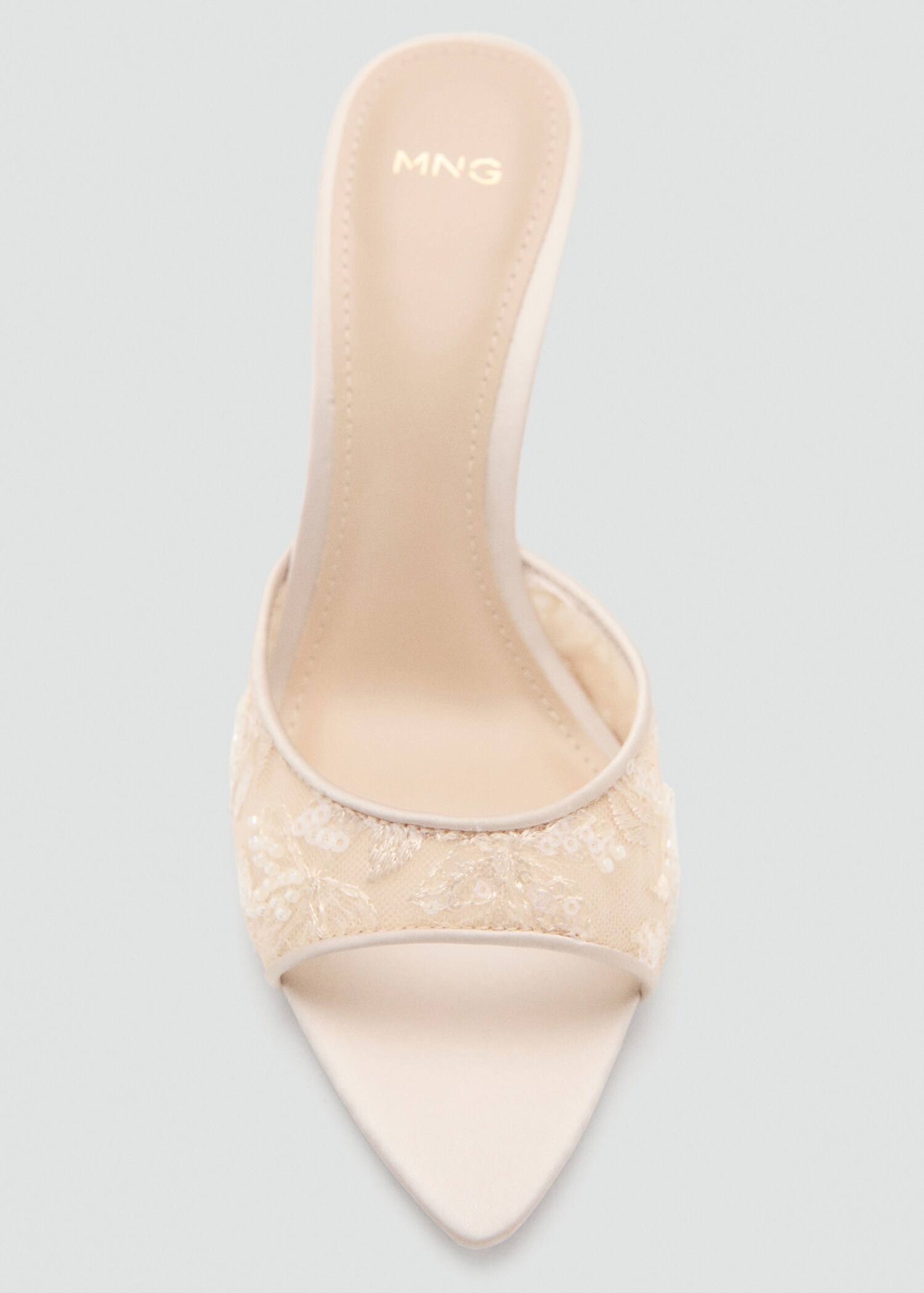 Lace heeled sandals - Details of the article 3