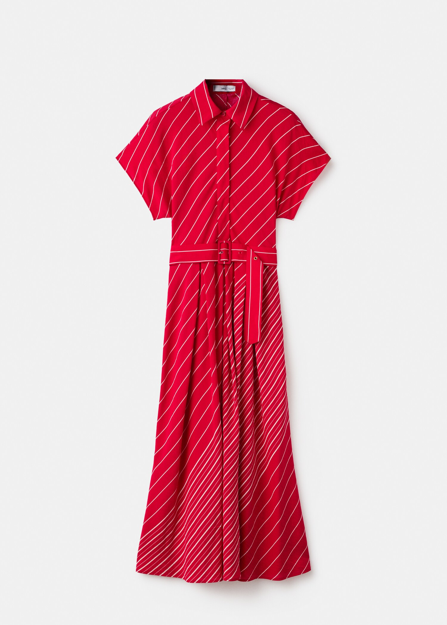 Vestido camisero rayas cinturón - Artículo sin modelo