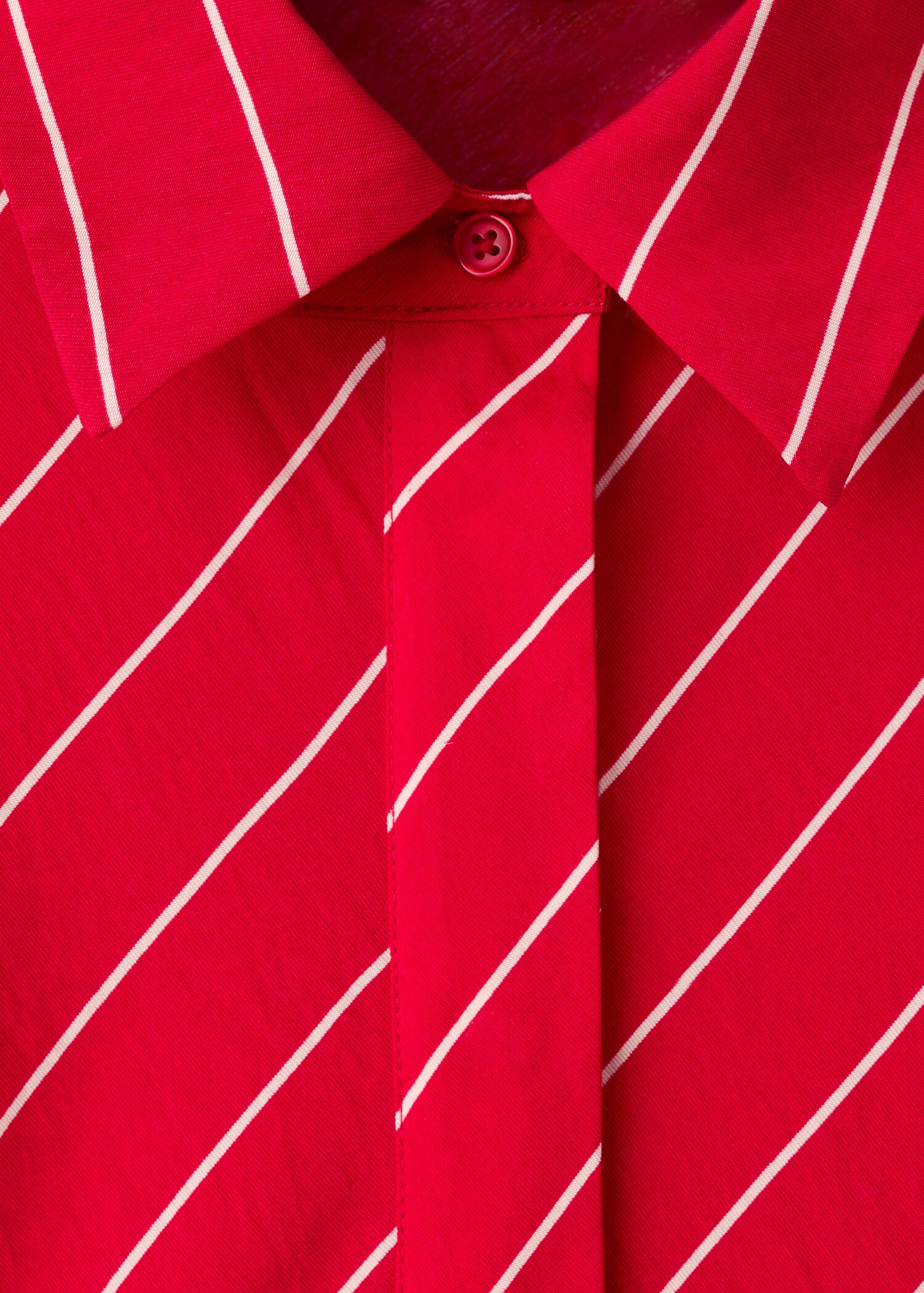 Vestido camisero rayas cinturón - Detalle del artículo 8