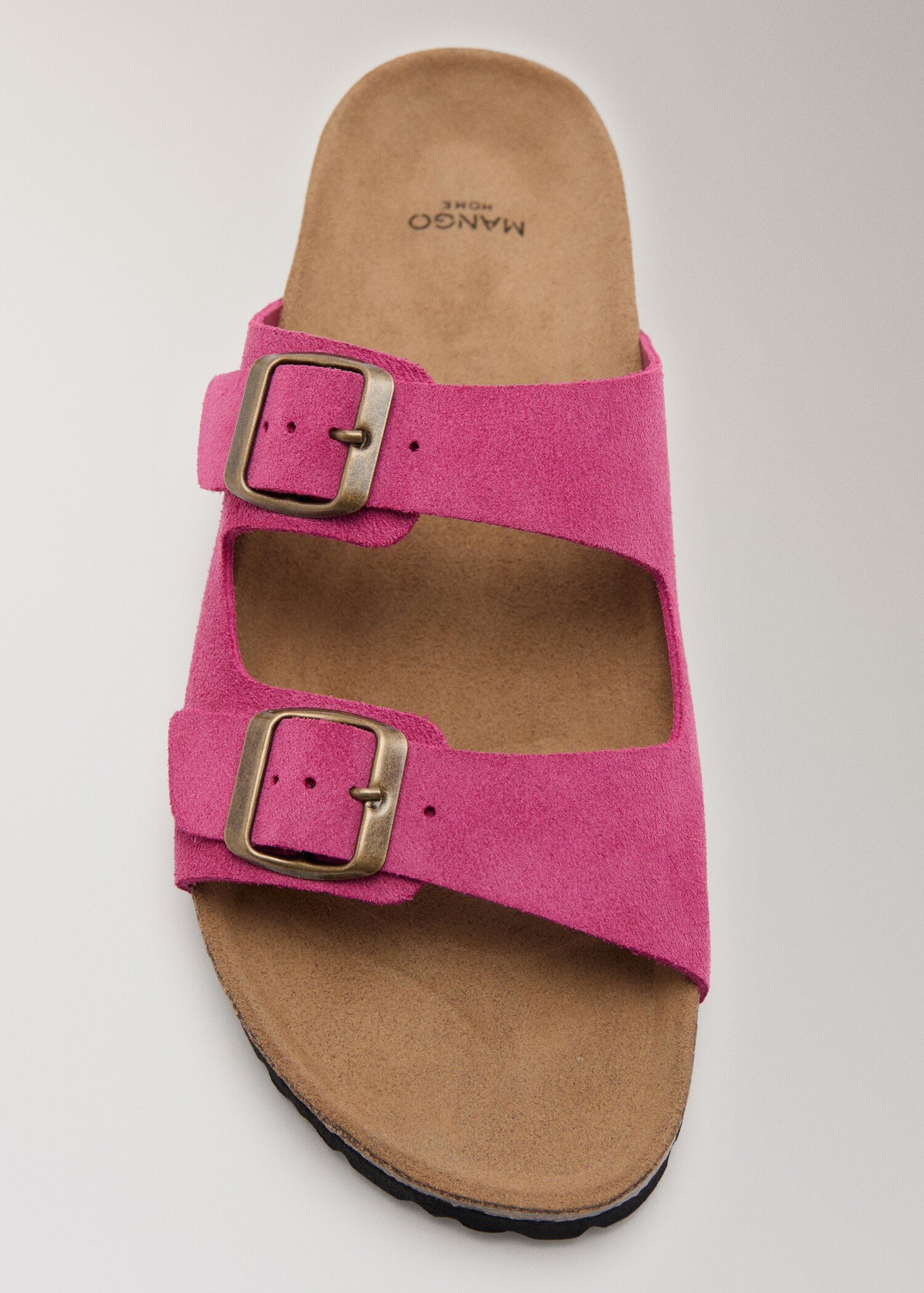 Double buckle leather sandals - Details of the article 2