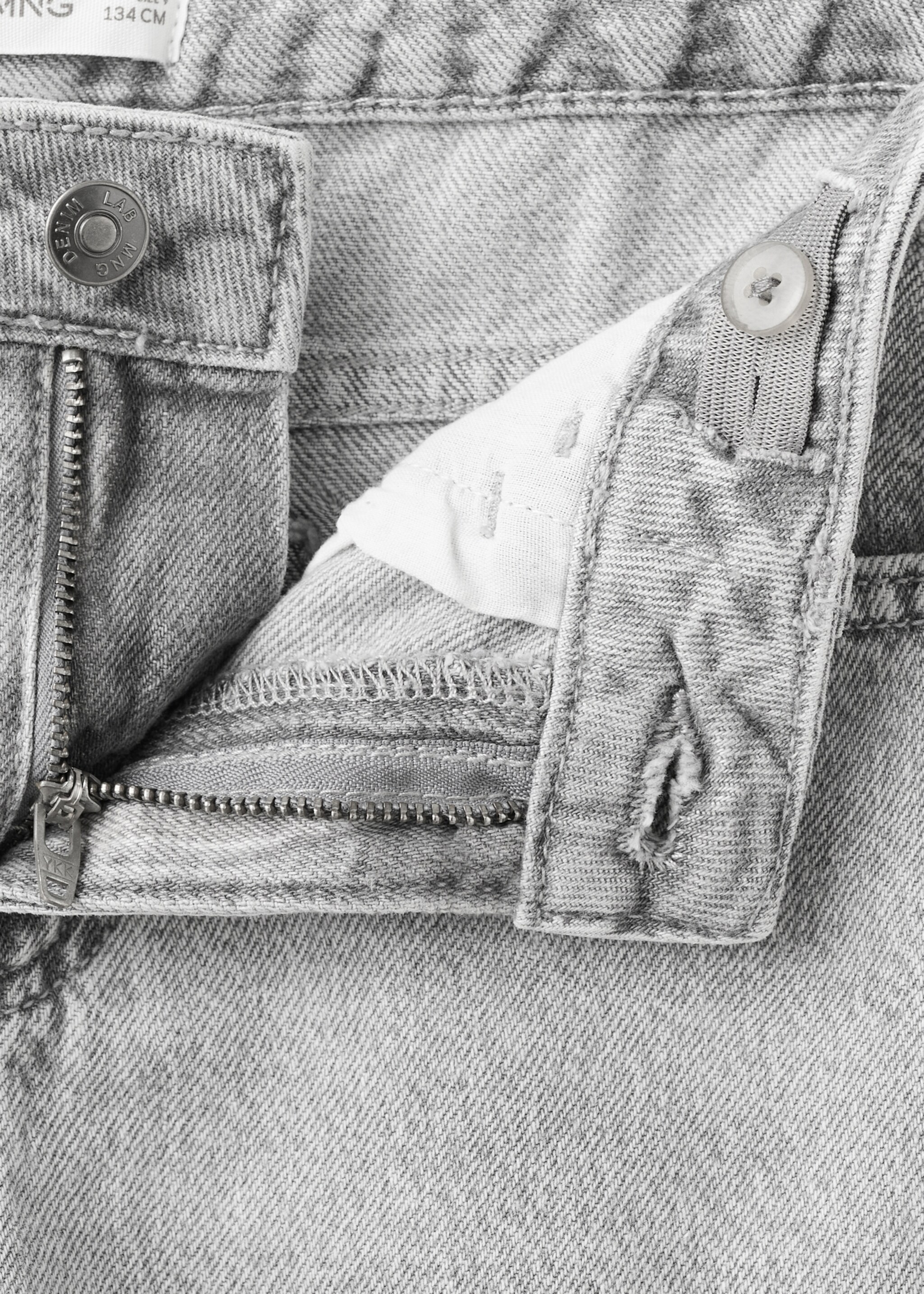 Balloon jeans - Details of the article 0, Denim Grey. Ref: 27032889-00.