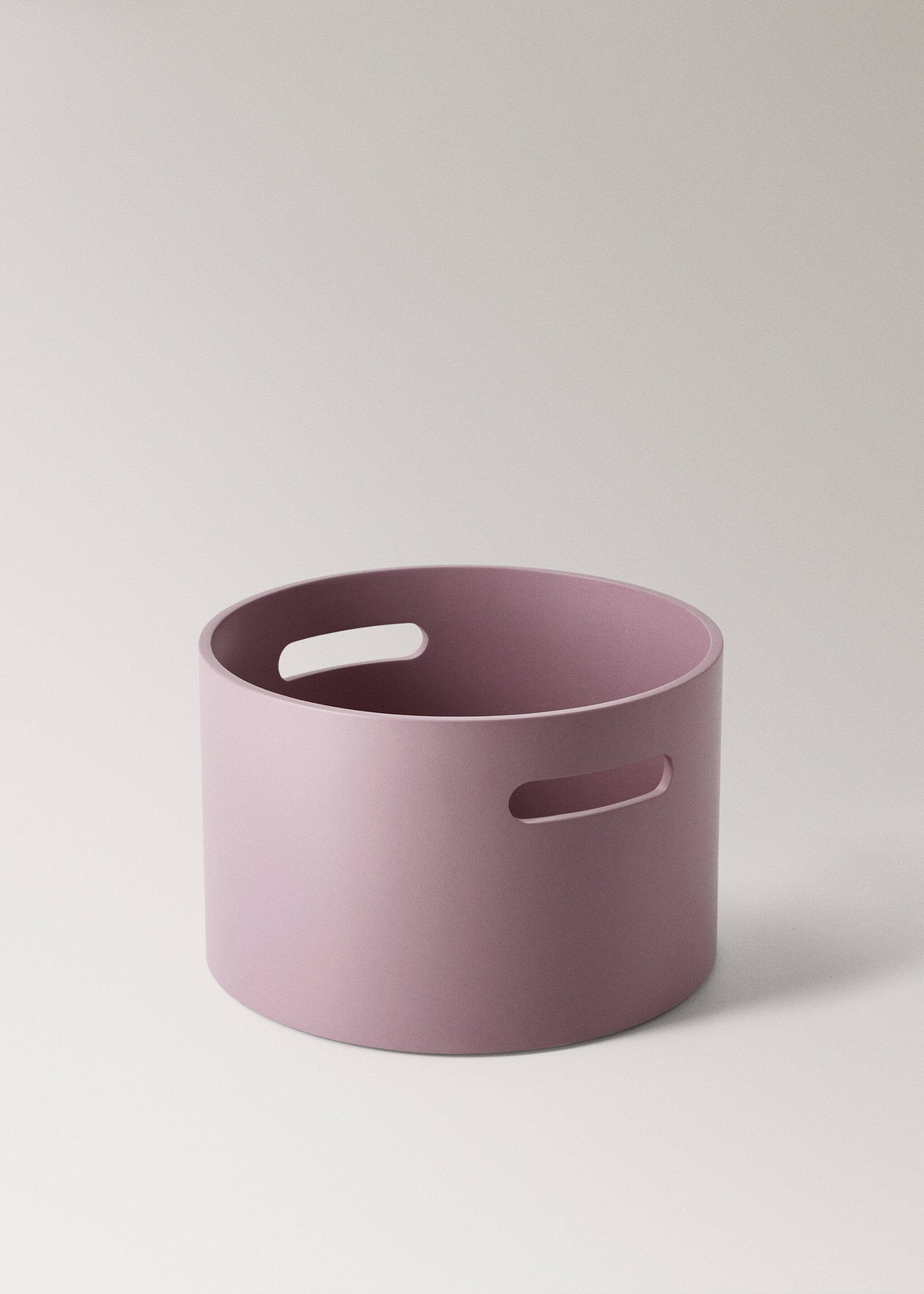 Medium wooden children's box with rectangular handle - Details of the article 1, Pastel Pink. Ref: 27032899-00.