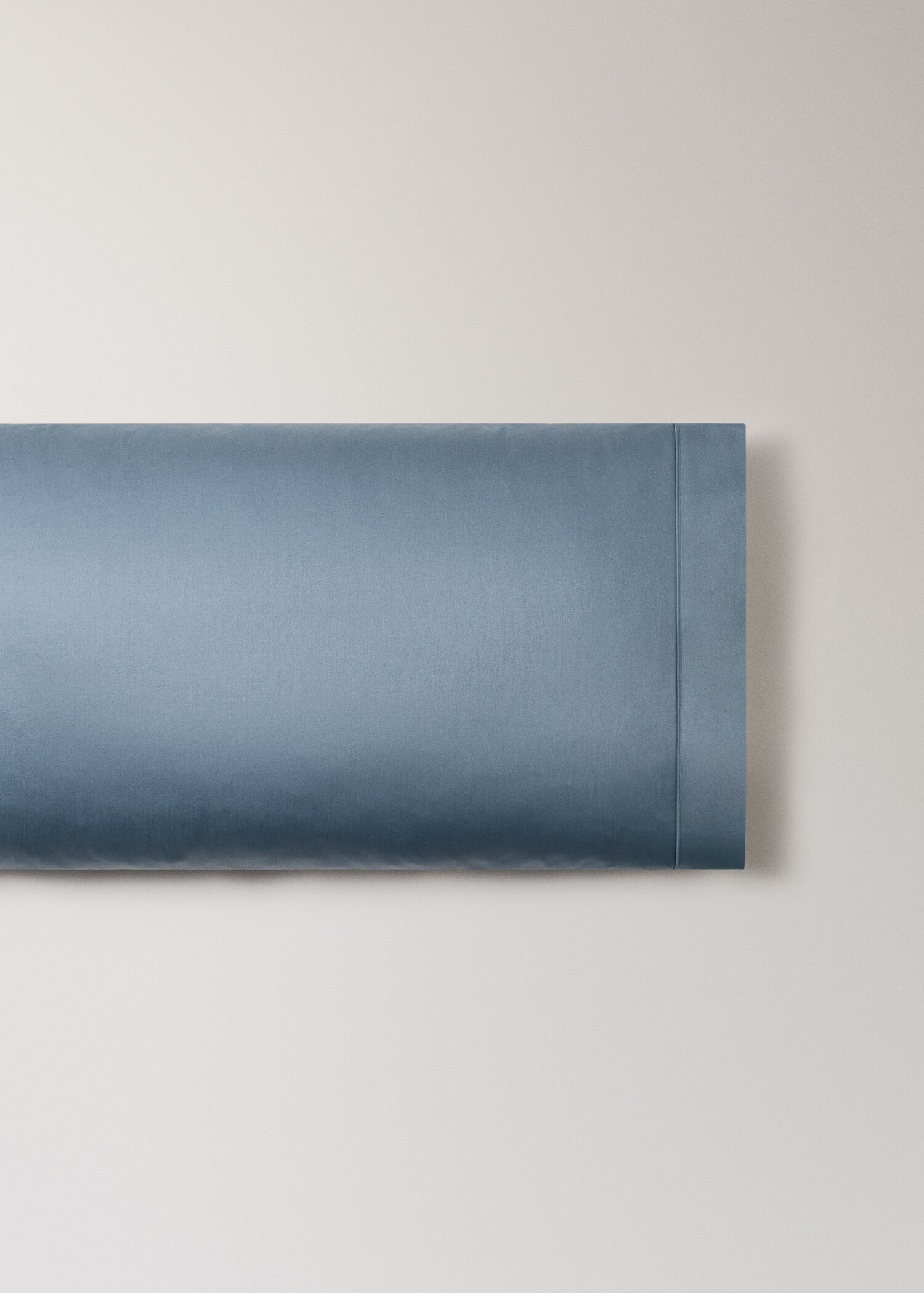 600-thread count satin cotton pillowcase 45x110 cm - Article without model