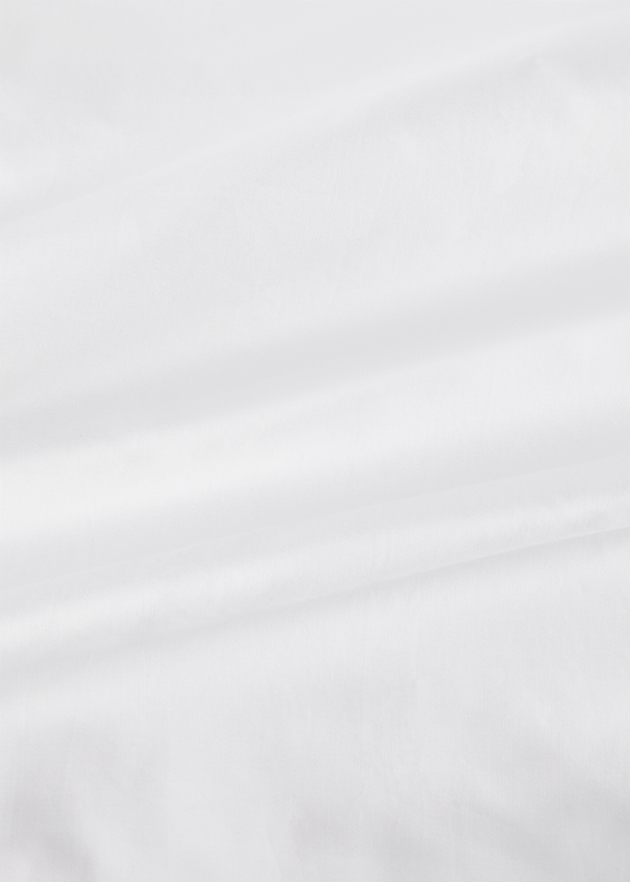 600-thread count satin cotton duvet cover Single bed - Details of the article 3, White. Ref: 27032909-00.