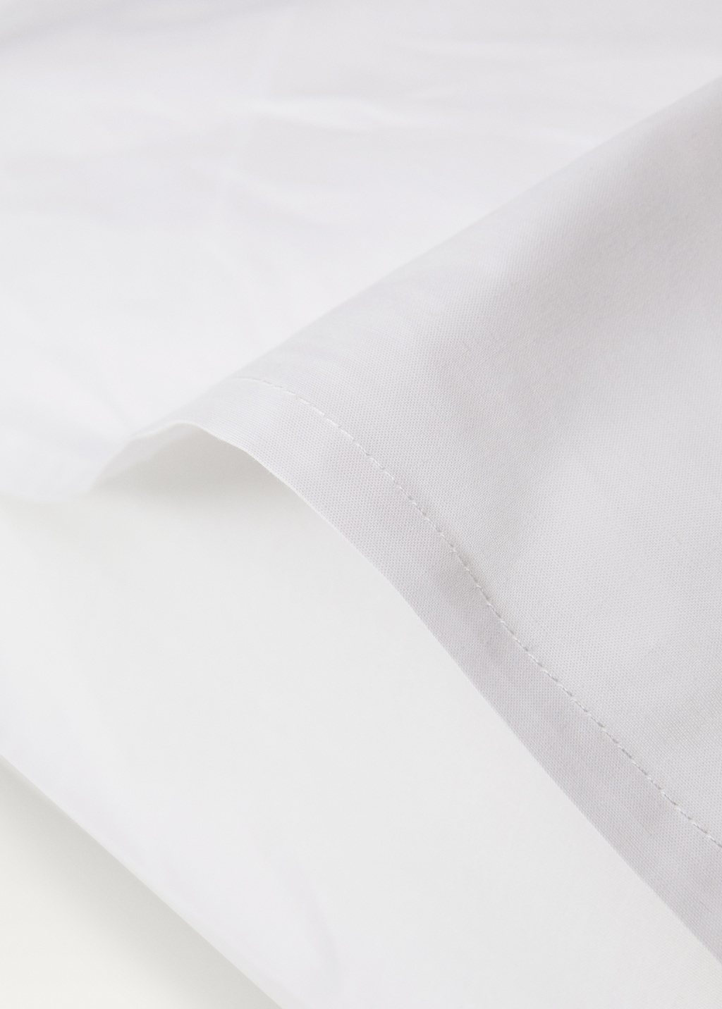 Two cotton percale pillowcases 60x60cm