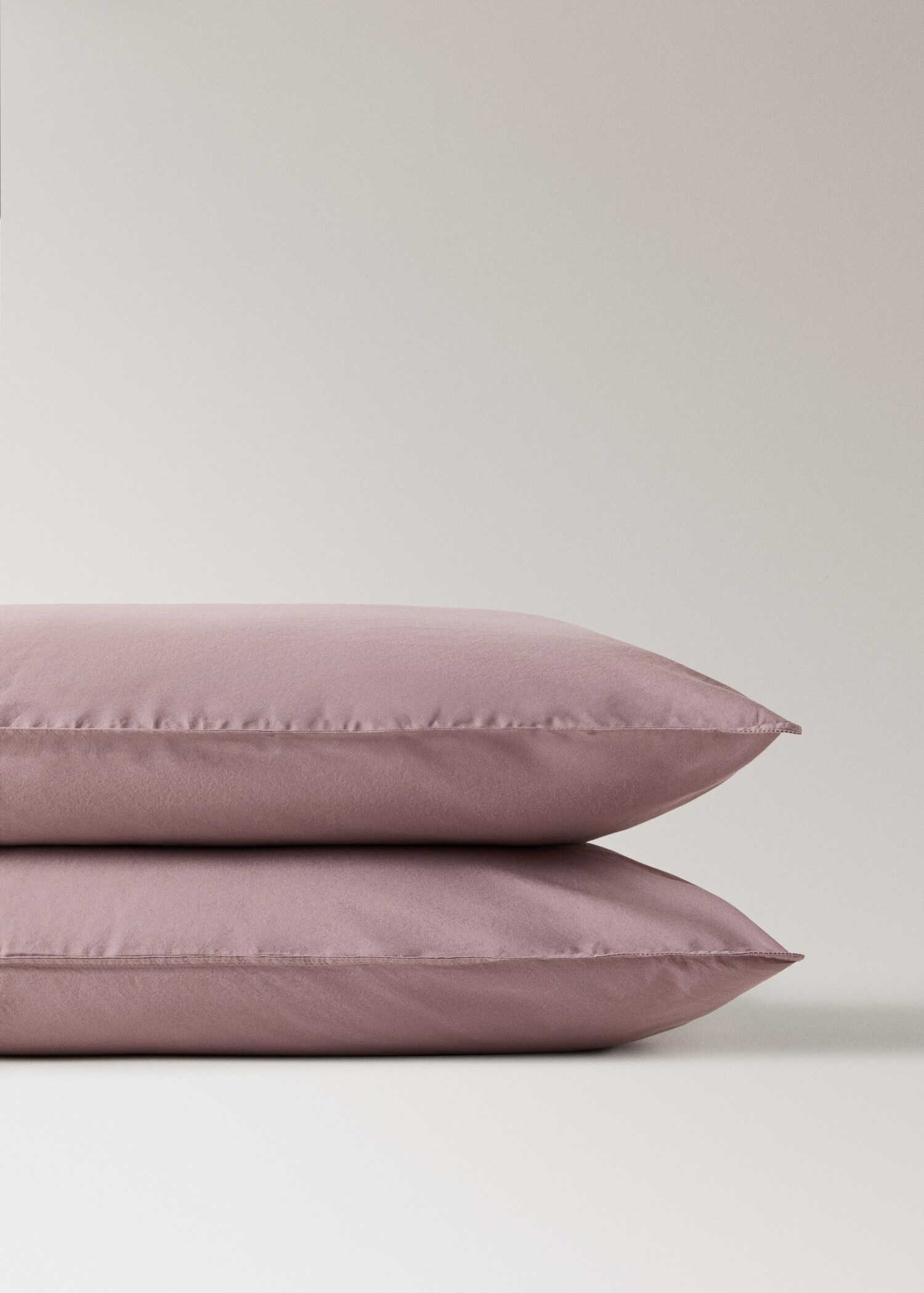 Twee kussenslopen met dubbele stiknaad, van 300-draads katoen, 50x75 cm - Detail van het artikel 1