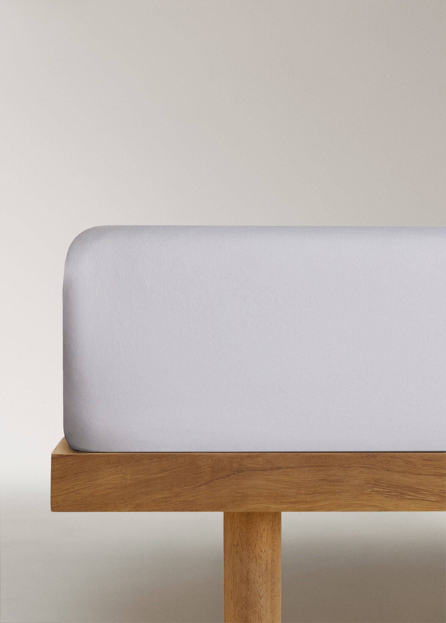 Doppelt genähtes Satin-Spannbettlaken Bett 90 cm - Artikel ohne Model