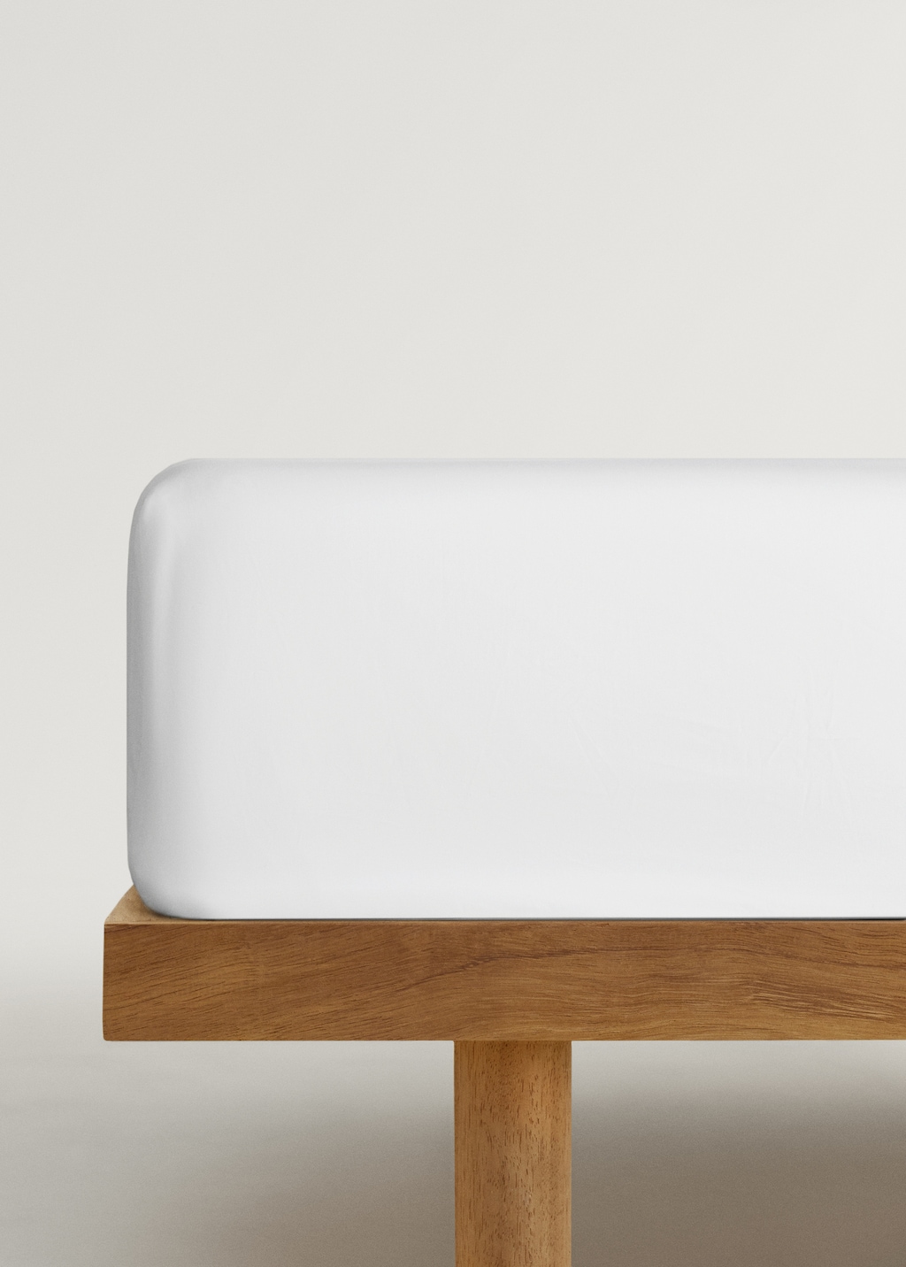 500-thread cotton percale fitted sheet for 180 cm bed