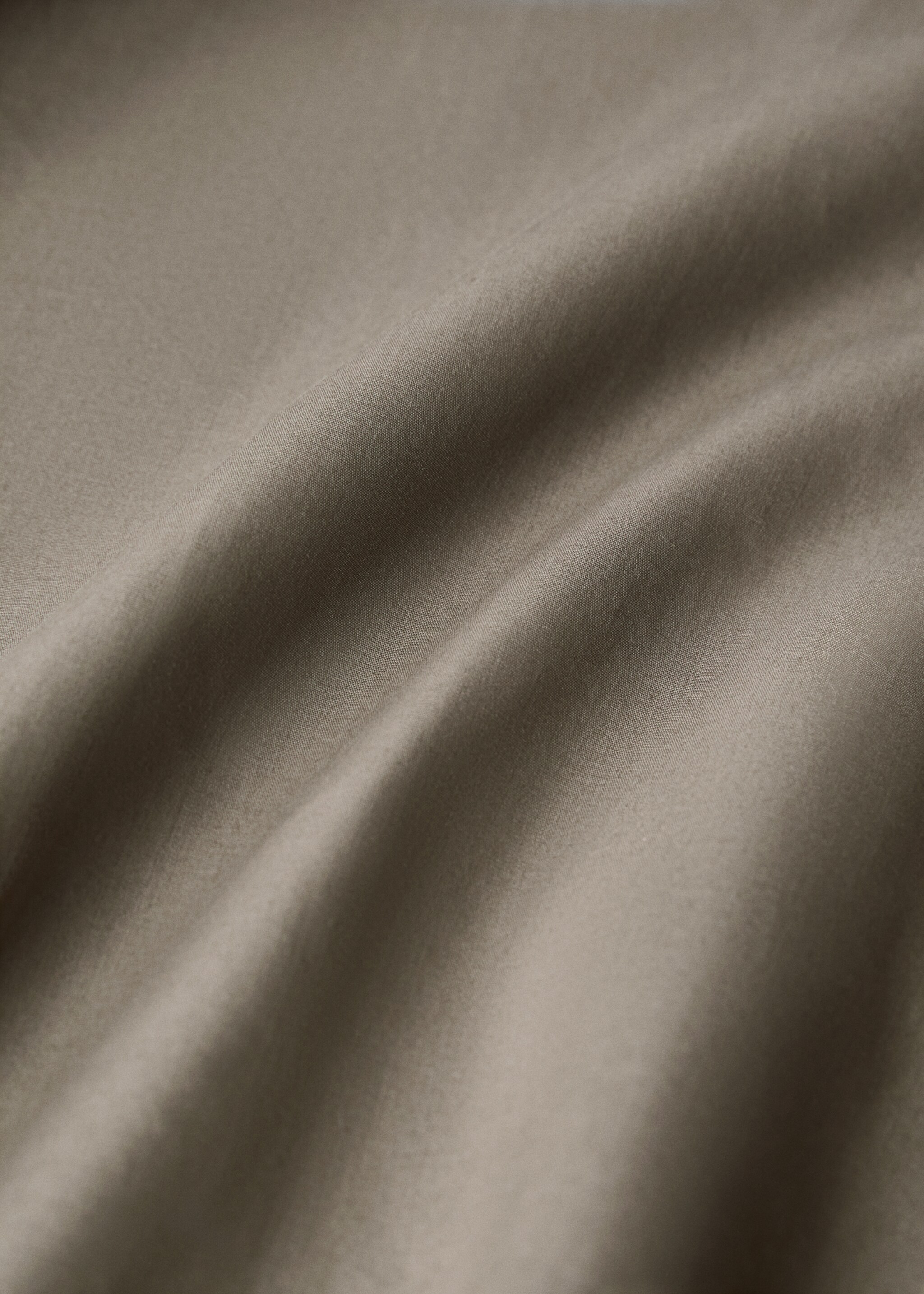 Drap-housse percale de coton 300 fils lit 135/140 cm - Détail de l'article 1, Café. Ref: 27032948-00.