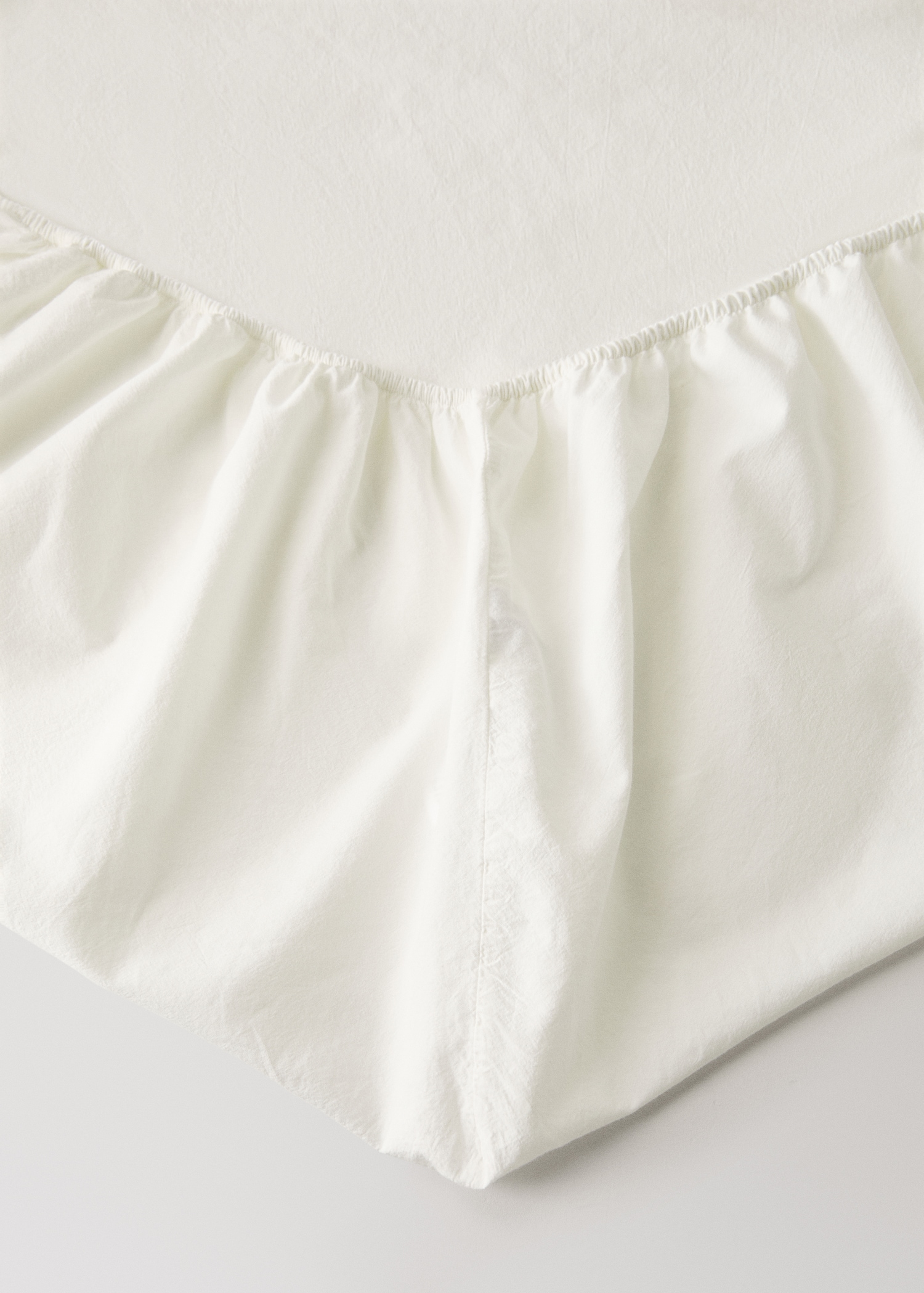 Baumwoll-Spannbettlaken, Garment-Washed, für 200 cm Bett - Detail des Artikels 1