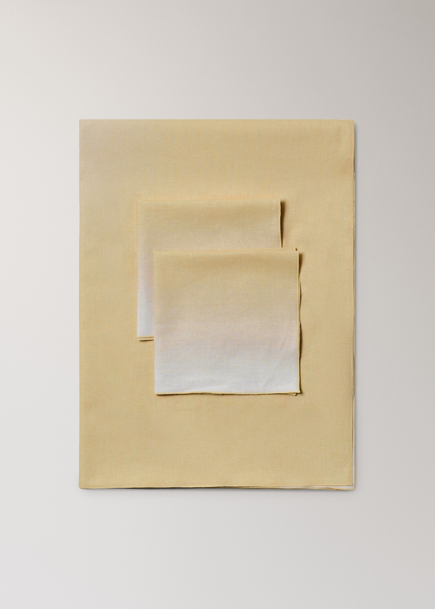 Mantel  degradado algodón lino diseño 6 a 8 comensales - Detalle del artículo 4