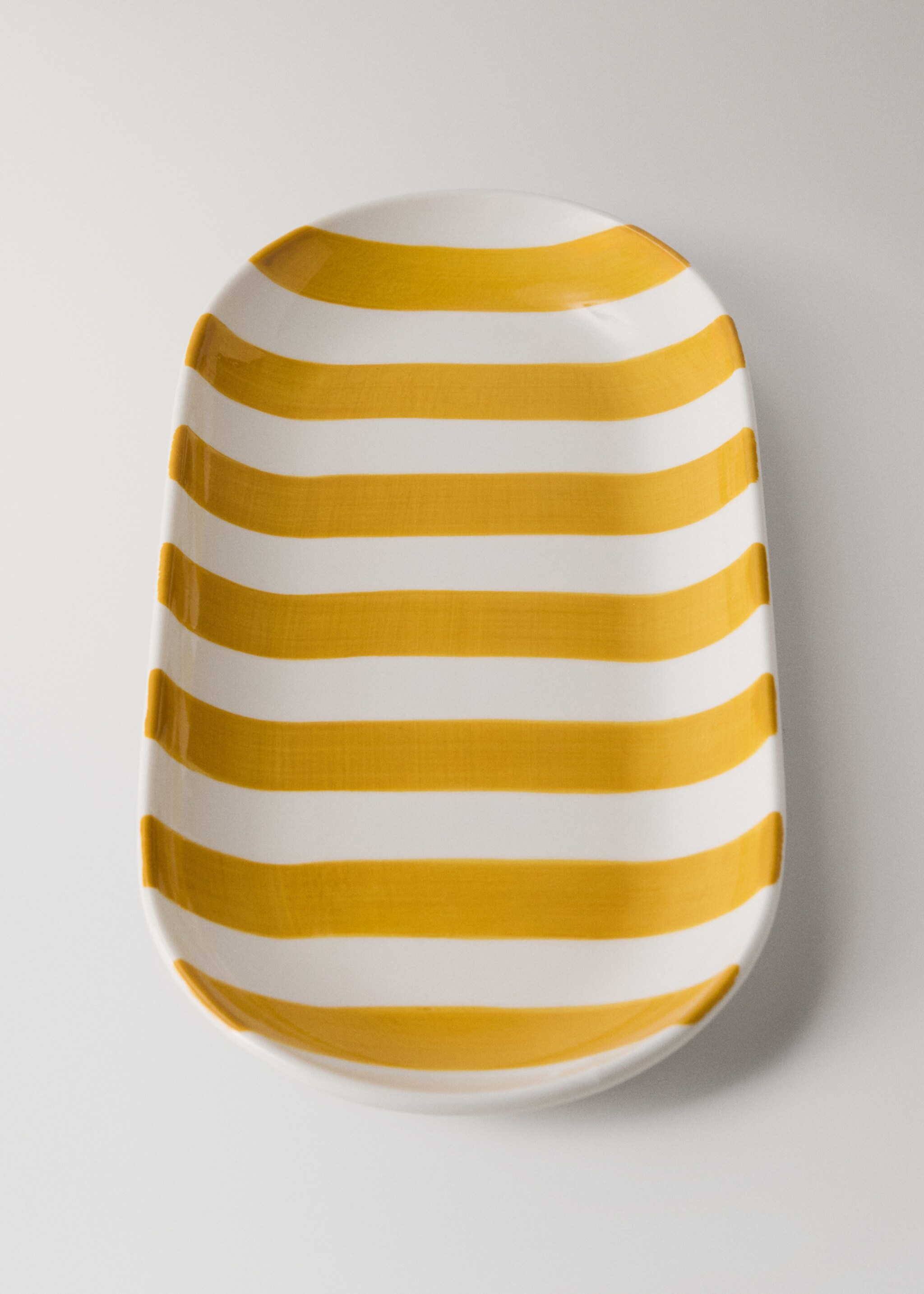 Decorativa tray rallao - Details of the article 1, Mustard. Ref: 27033282-00.