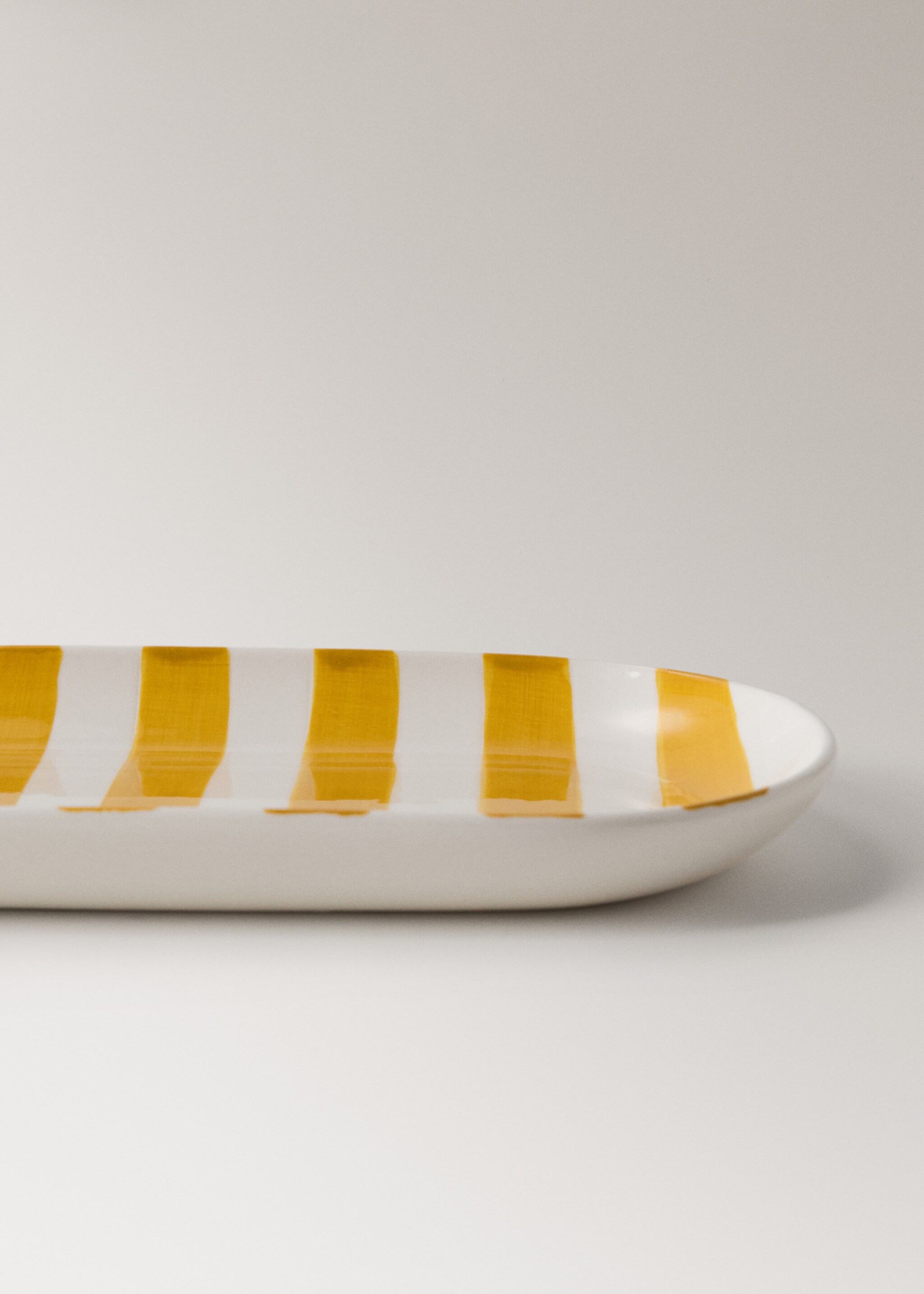 Decorativa tray rallao - Details of the article 2, Mustard. Ref: 27033282-00.