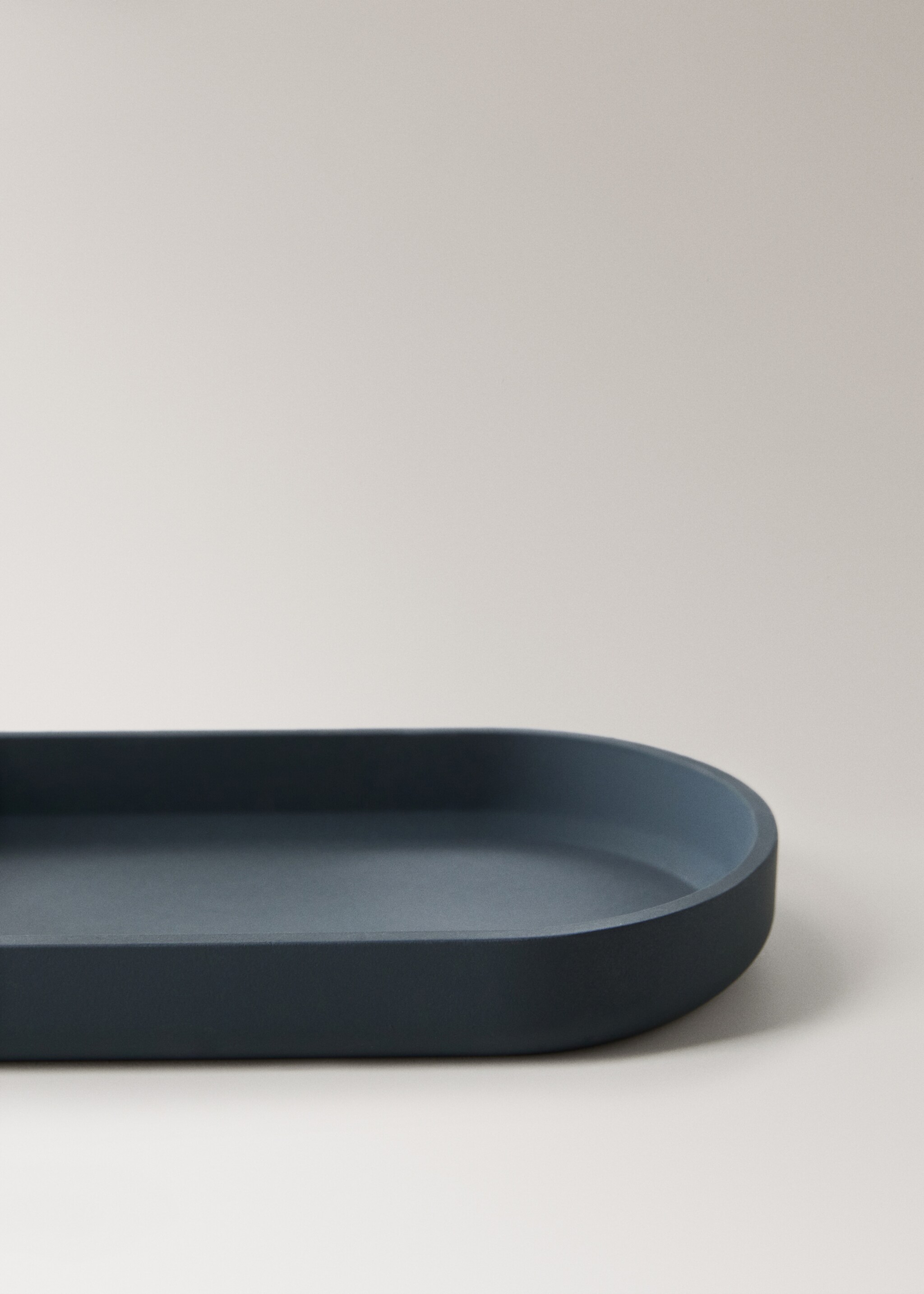 Pryskyřičný koupelnový tácek - Detail zboží 2, Šedá antracit. Ref: 27033283-00.