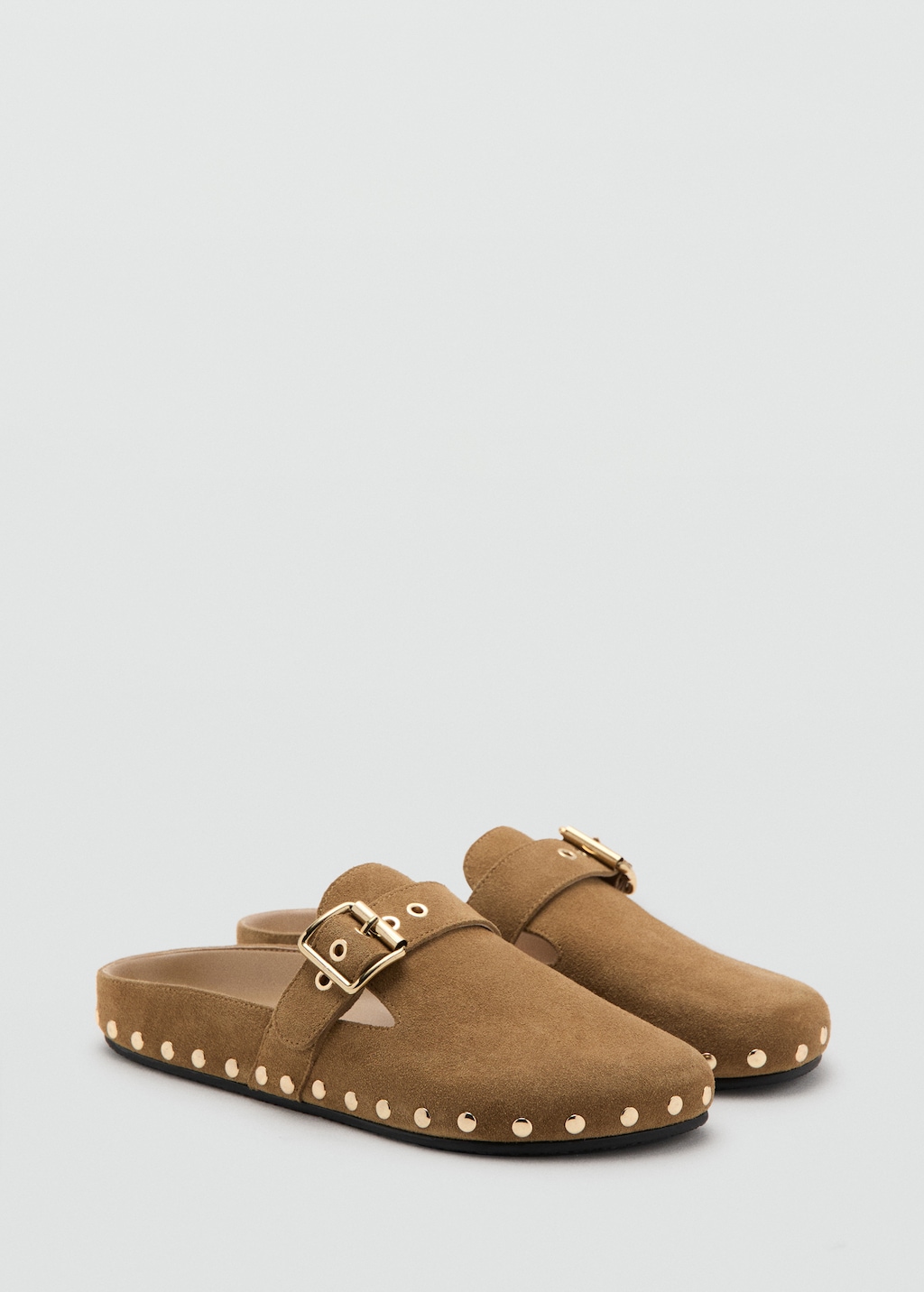 Mango Studded leather shoes