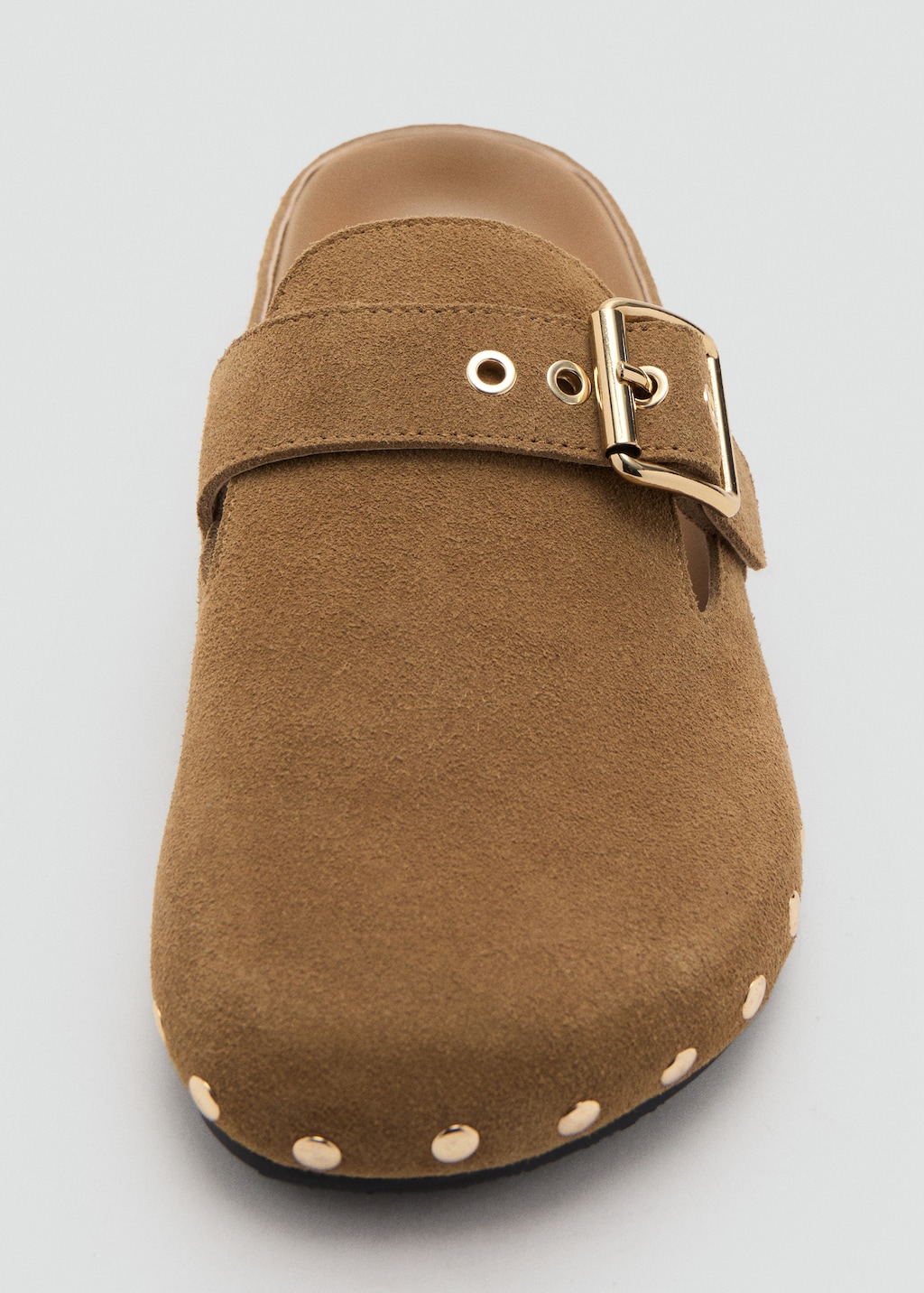 Mango Studded leather shoes