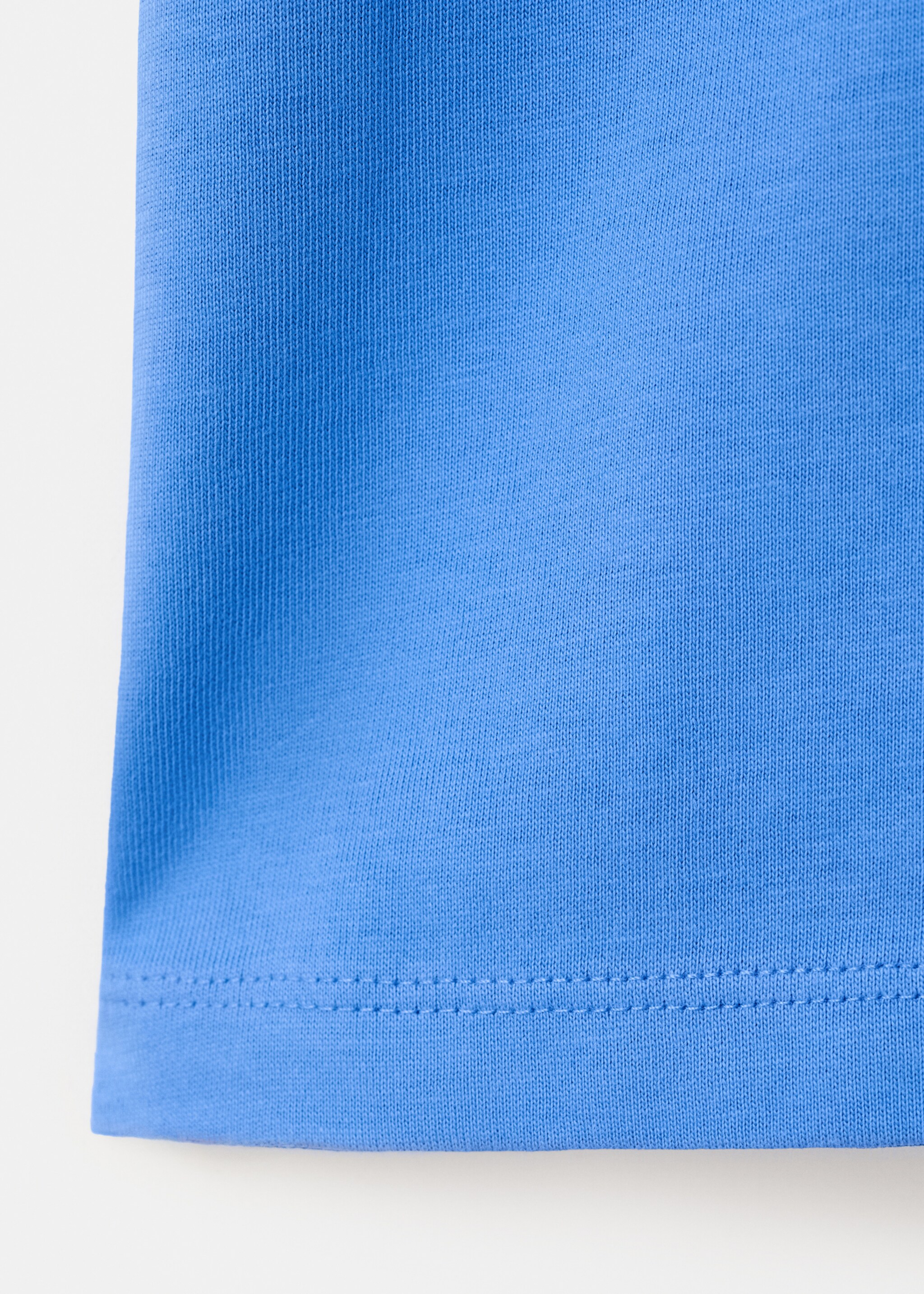 T-shirt coton détail poche - Détail de l'article 0, Bleu. Ref: 27033292-00.