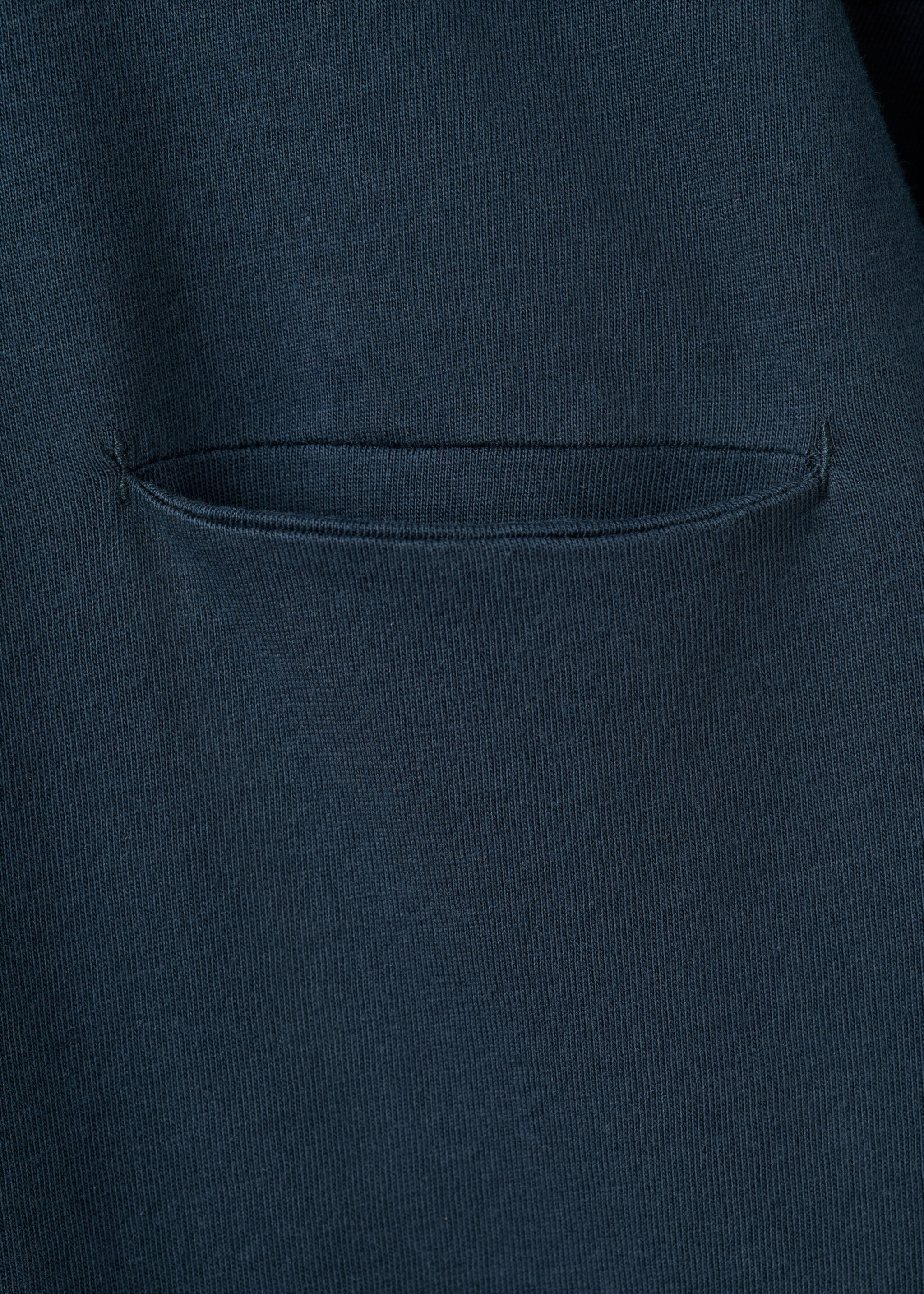 Cotton T-shirt with pocket detail - Details of the article 0, Navy. Ref: 27033292-00.