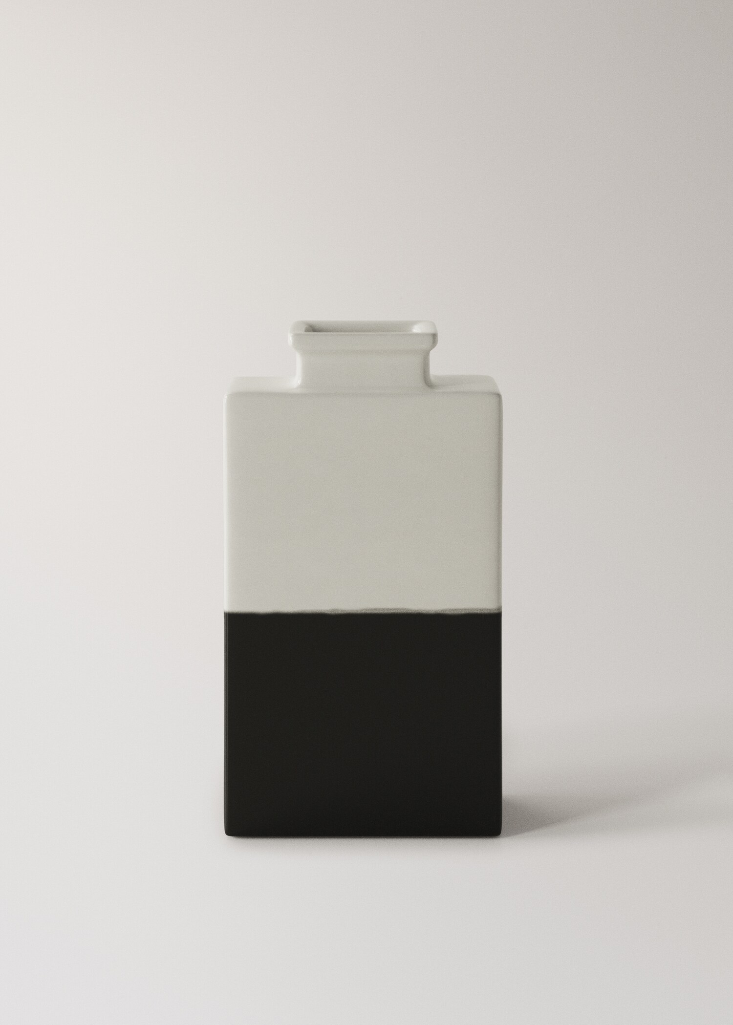 Large two-tone stoneware vase - Article without model