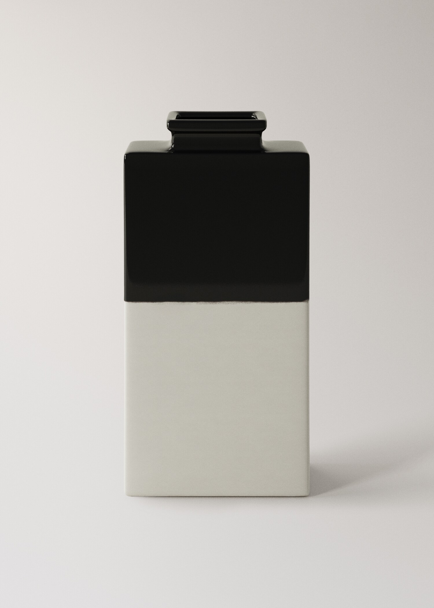 Medium two-tone stoneware vase - Article without model