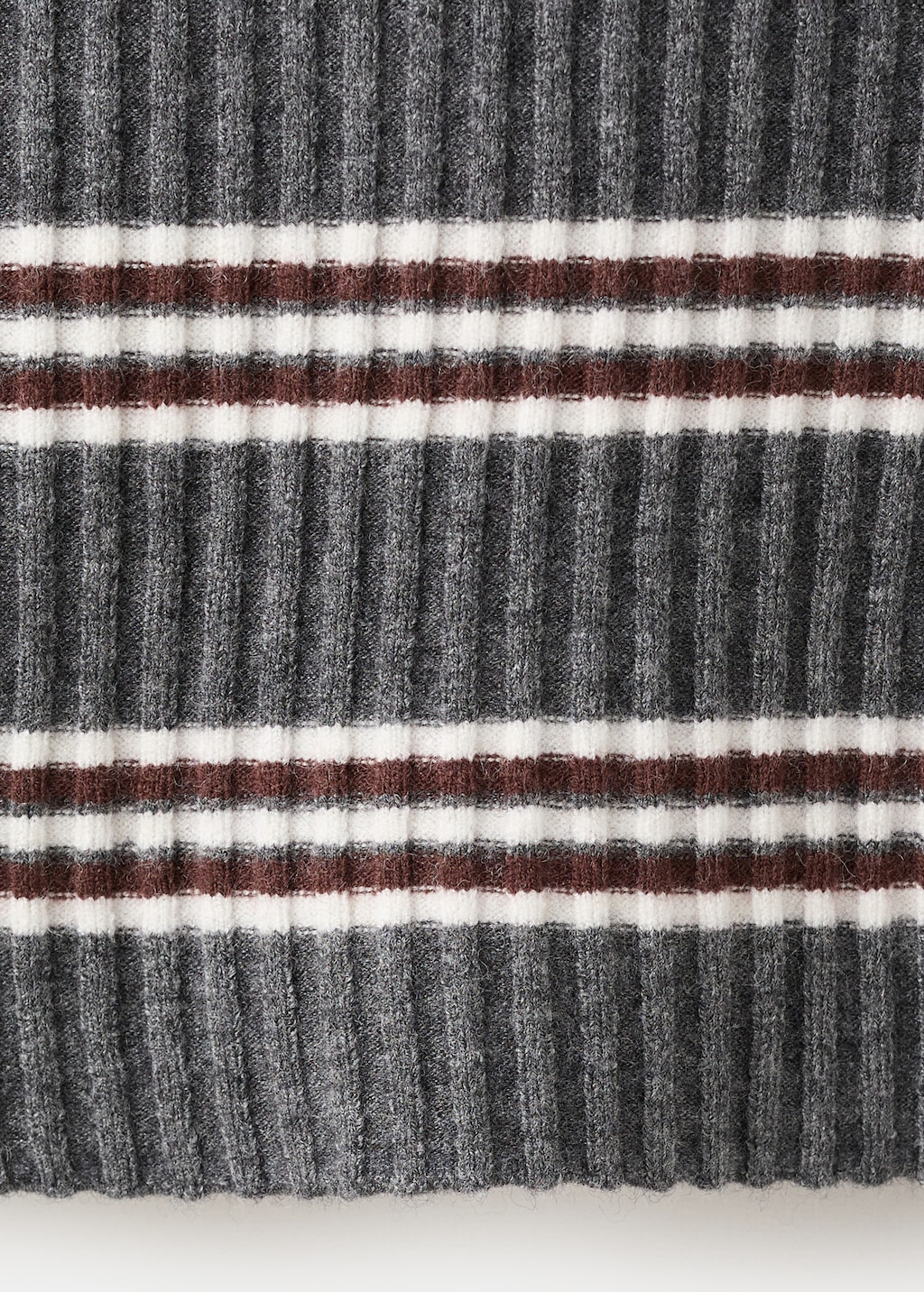 Striped ribbed-knit sweater - image 5