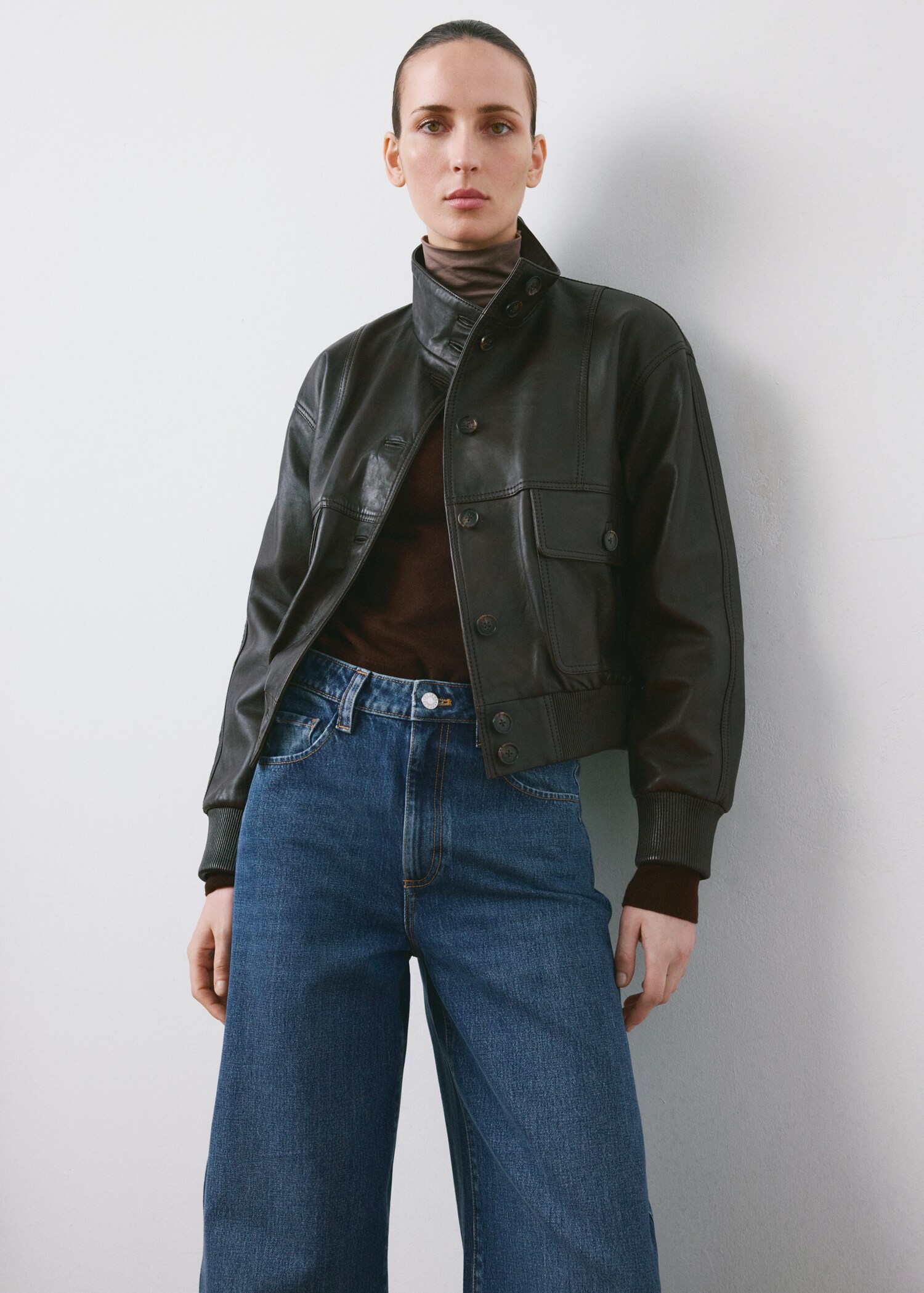 Mid-rise balloon jeans - Details of the article 6