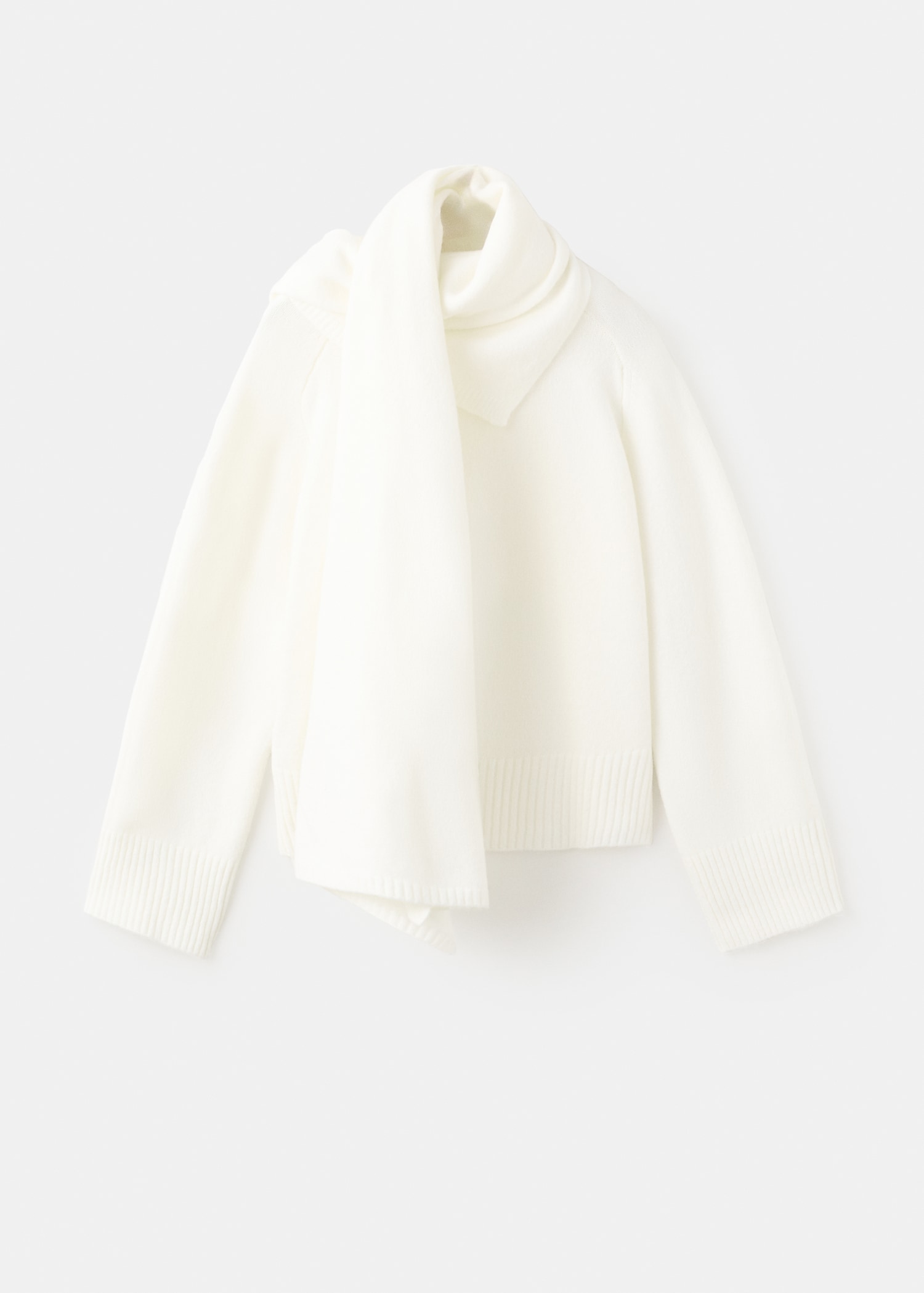 Pull en maille foulard - Article sans modèle