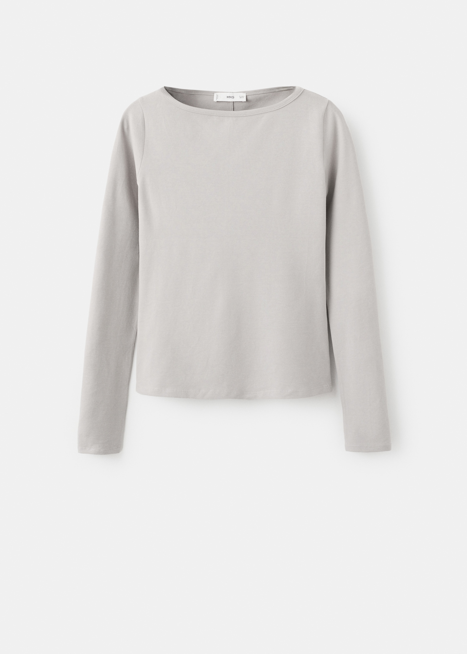 Camiseta cuello barco algodón - Artículo sin modelo