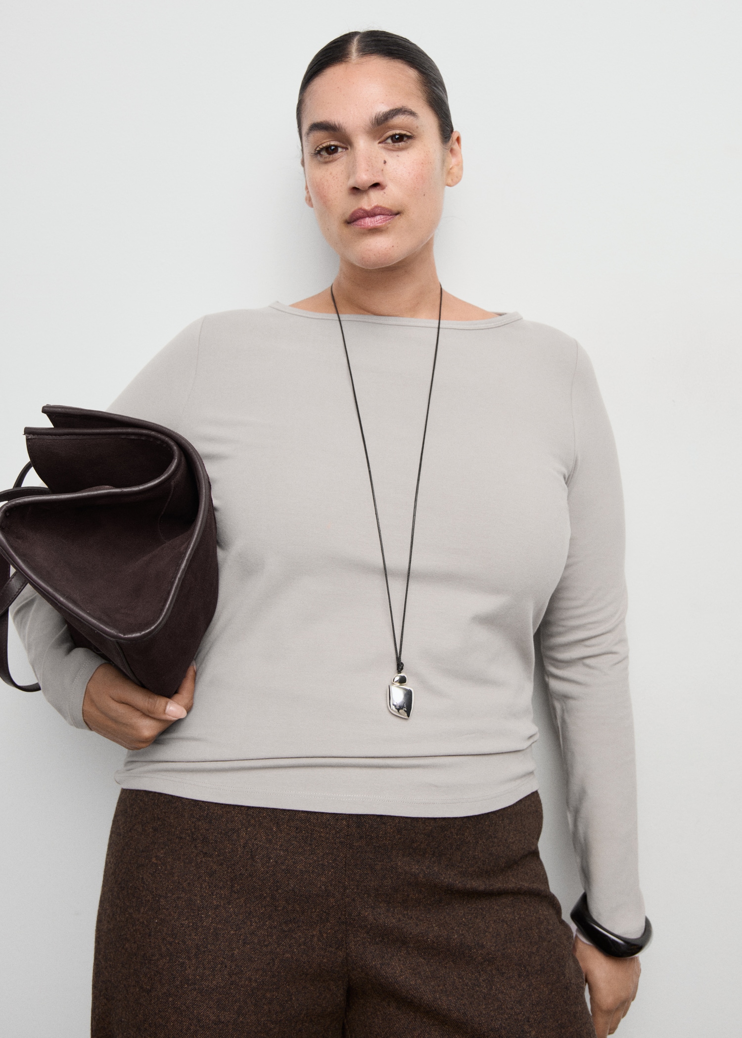 Camiseta cuello barco algodón - Detalle del artículo 5